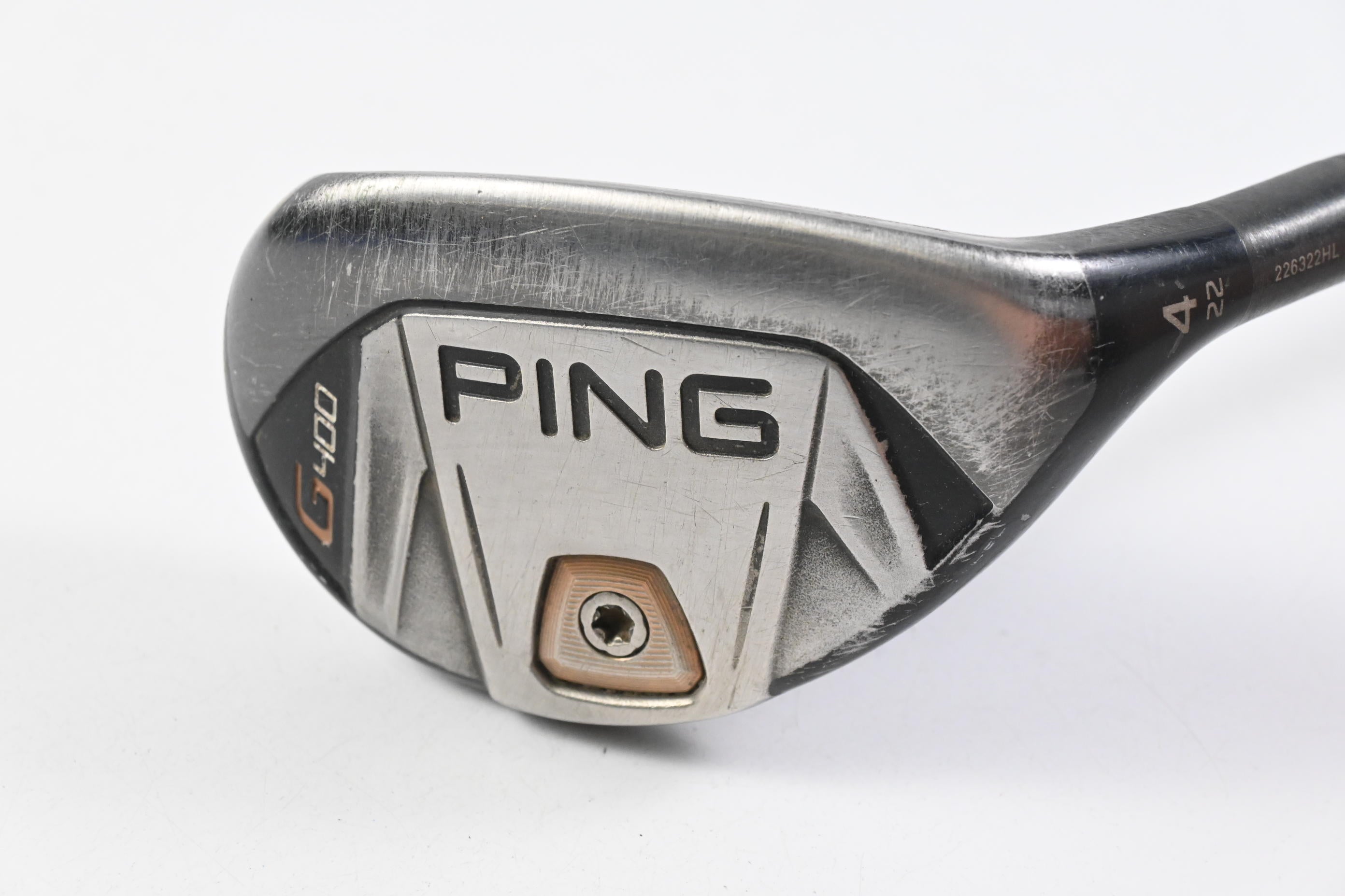 Ping G400 #4 Hybrid / 22 Degree / Regular Flex Ping Alta CB 70 Shaft
