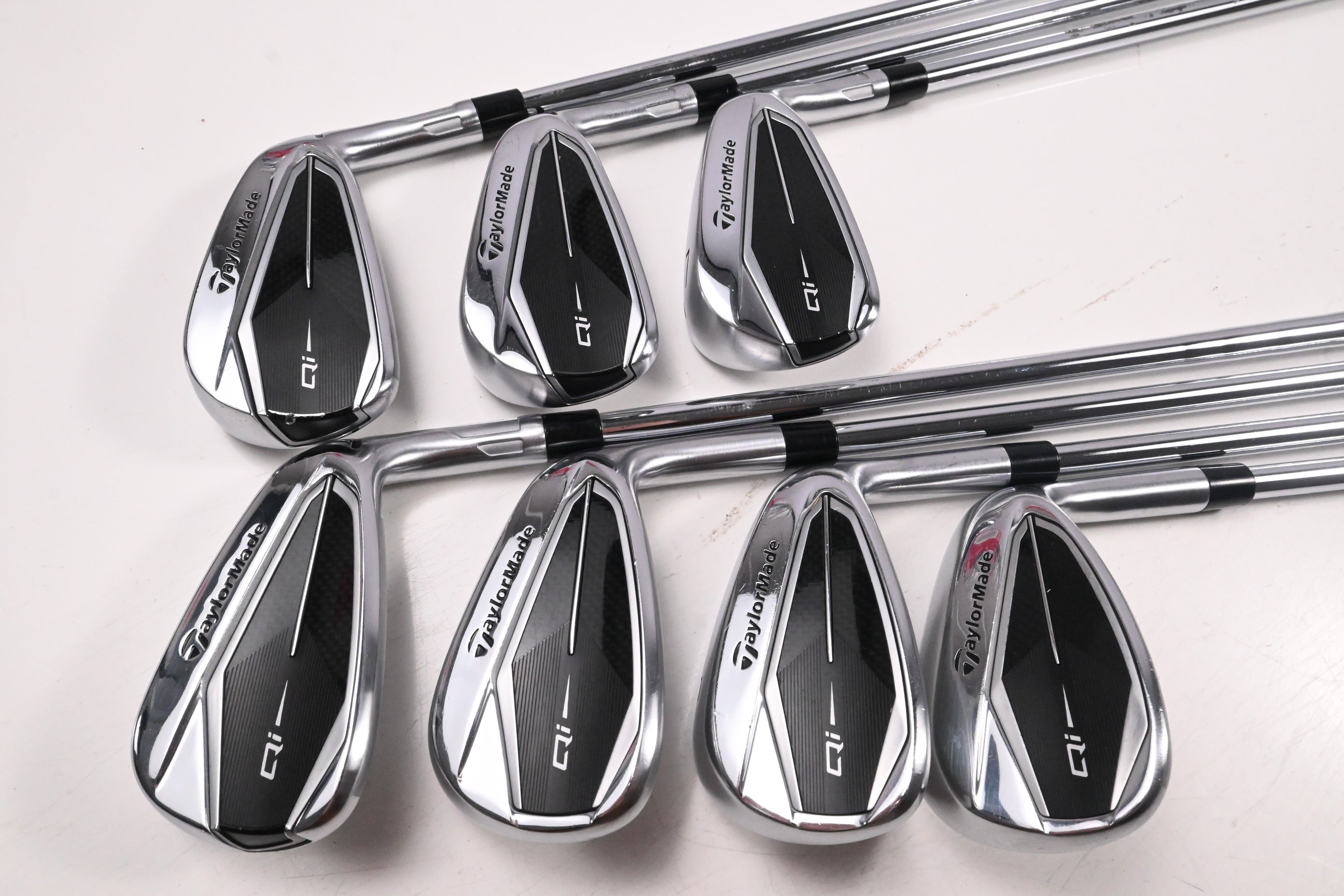 Taylormade Qi Irons / 5-PW+SW / Stiff Flex KBS Max MT 85 Shafts
