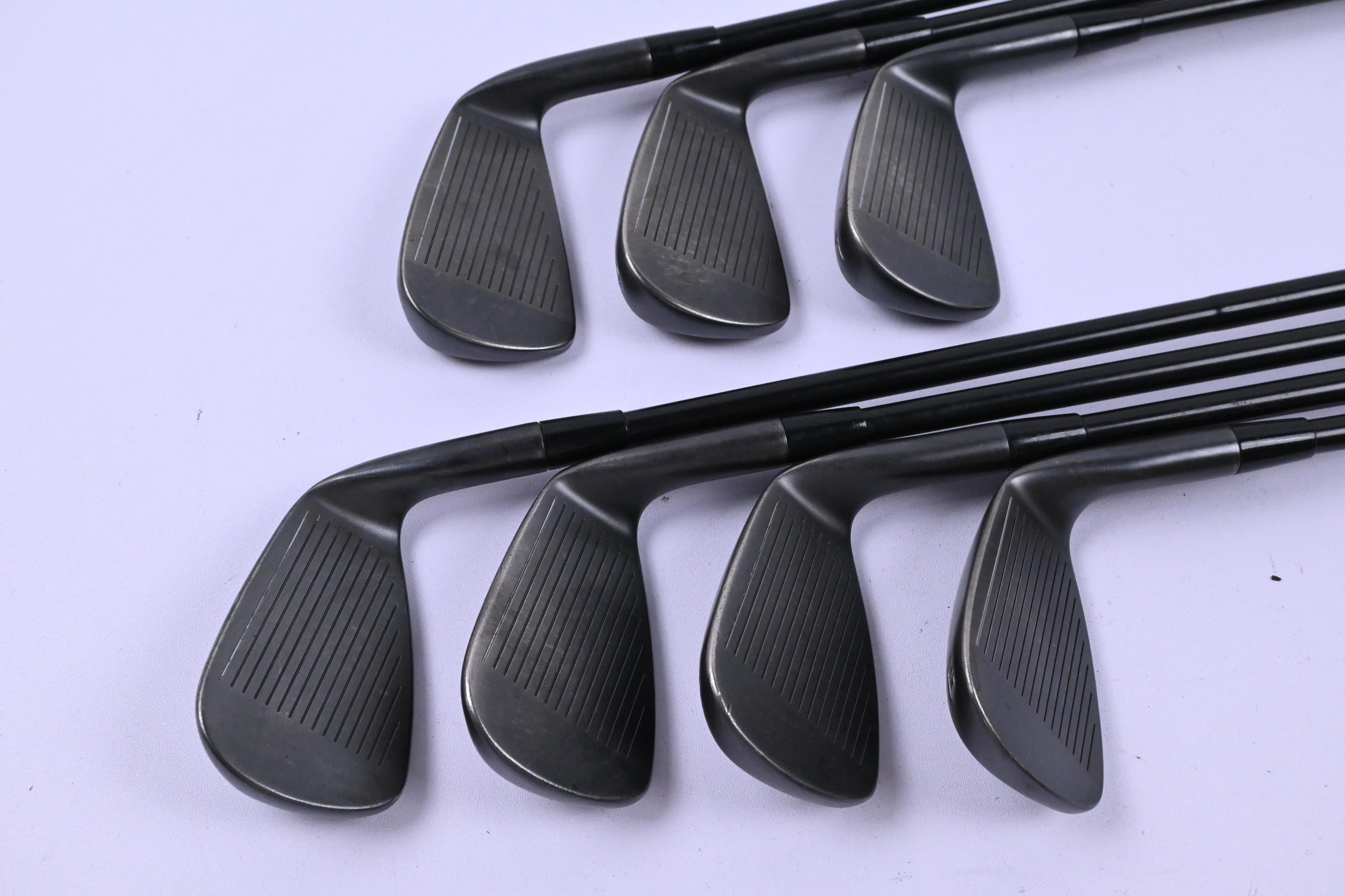 Left Hand Cobra King Forged One Length Irons / 5-PW+GW / Stiff Flex AMT Shafts
