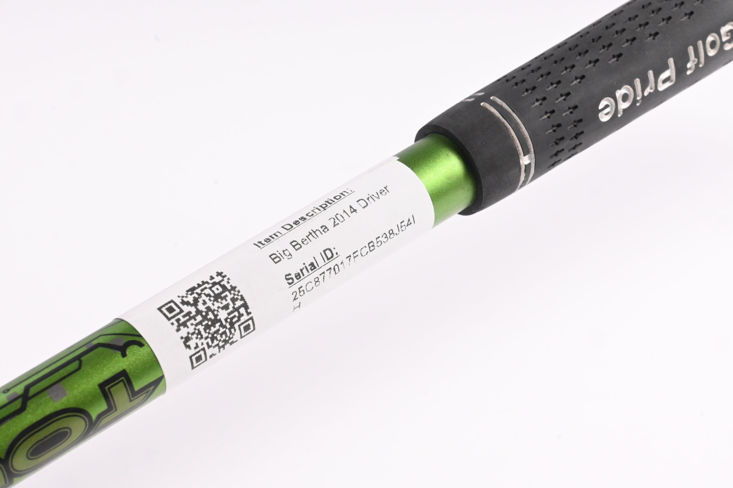 Callaway Big Bertha 2014 Driver / 9 Degree / Stiff Flex Aldila Tour Green 65