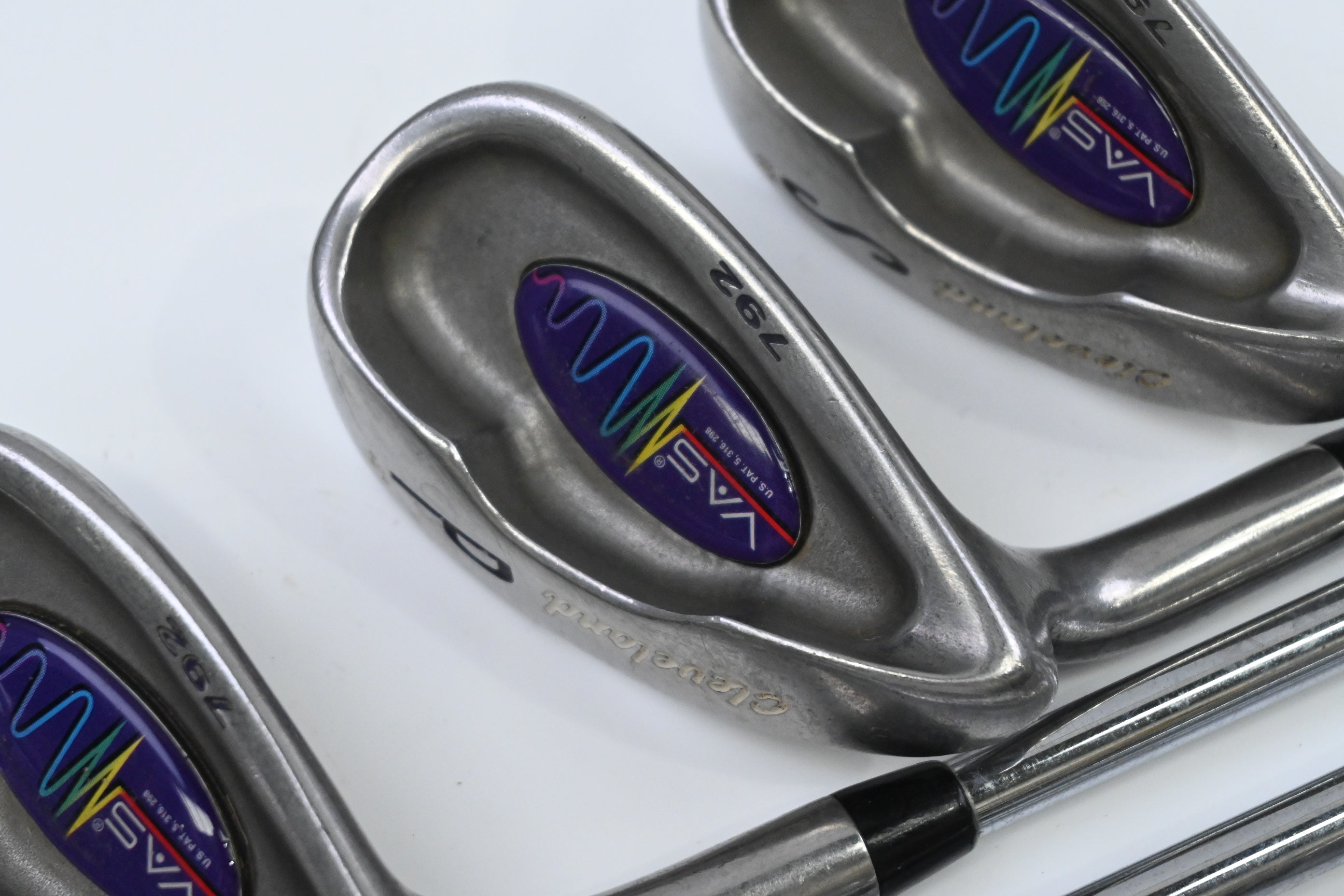 Left Hand Cleveland VAS+ 792 Irons / 3-PW+SW / Regular Flex Cleveland VAS Shafts