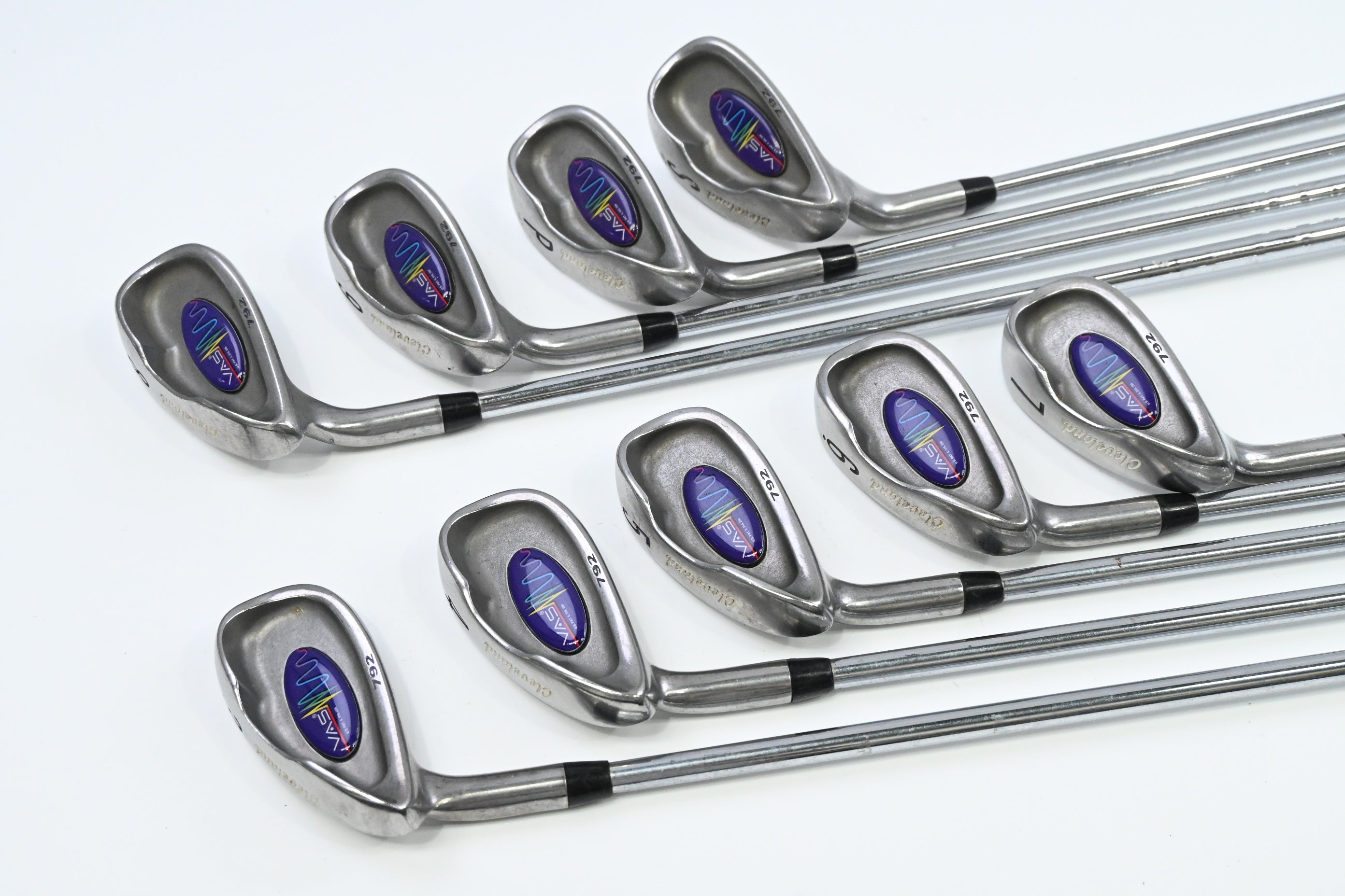 Left Hand Cleveland VAS+ 792 Irons / 3-PW+SW / Regular Flex Cleveland VAS Shafts
