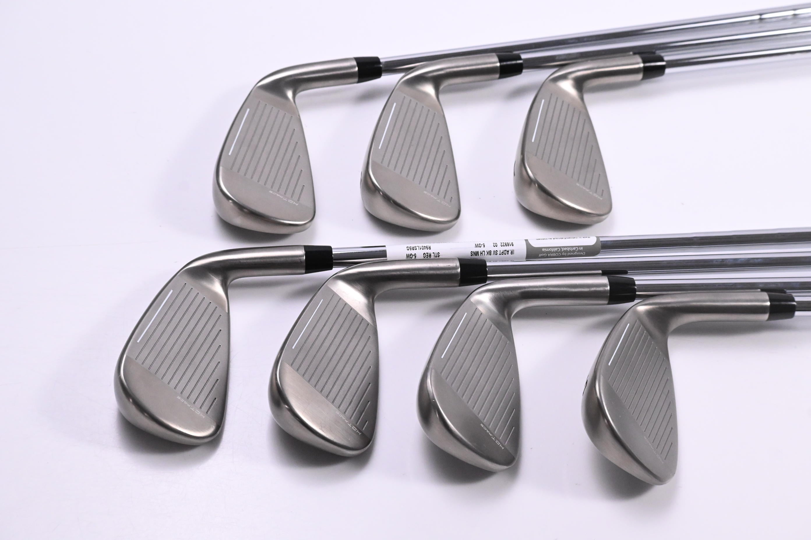 Left Hand Cobra DS-Adapt Irons / 5-PW+GW / Regular Flex KBS Tour Lite Shafts