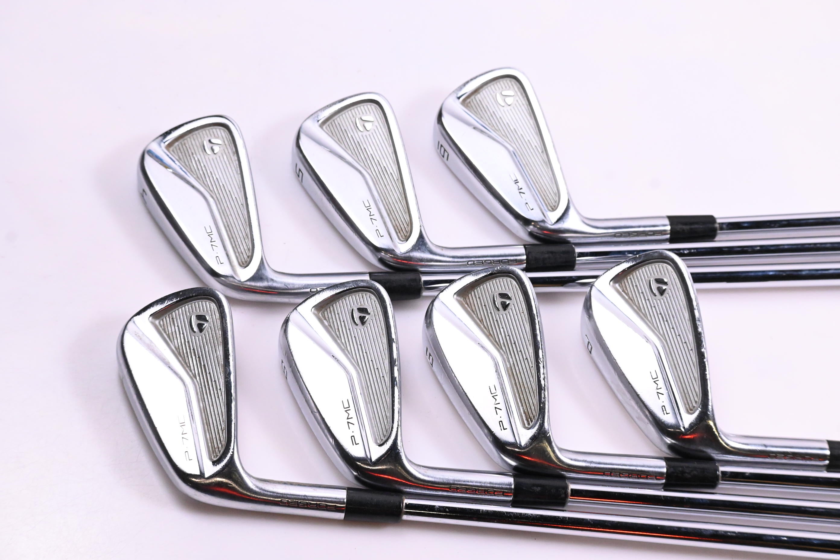 Left Hand Taylormade P7MC 2020 Irons / 4-PW / X-Flex Project X Shafts