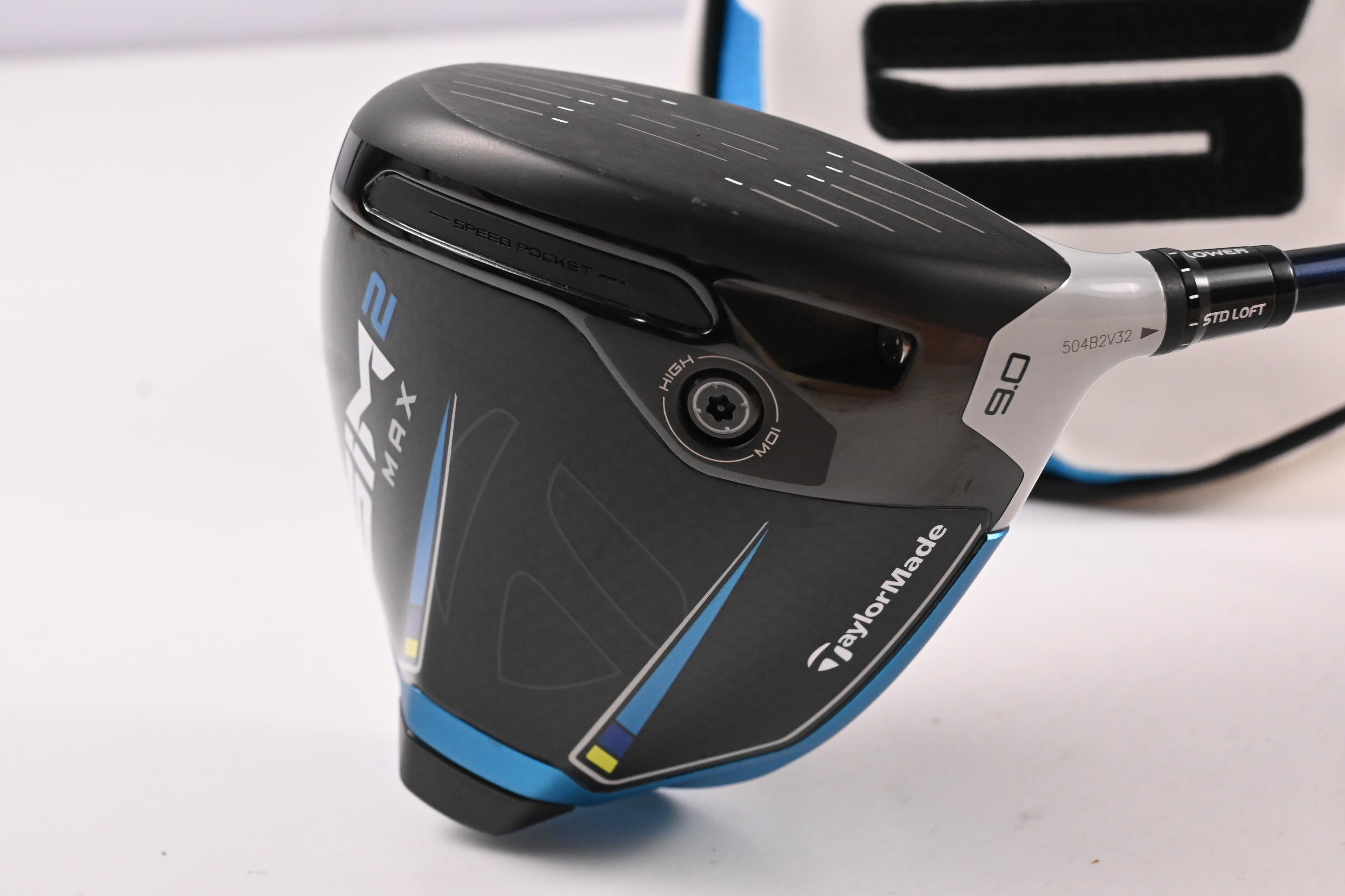 Taylormade SIM2 Max Driver / 9 Degree / Stiff Flex Fujikura Ventus Blue 5 Shaft