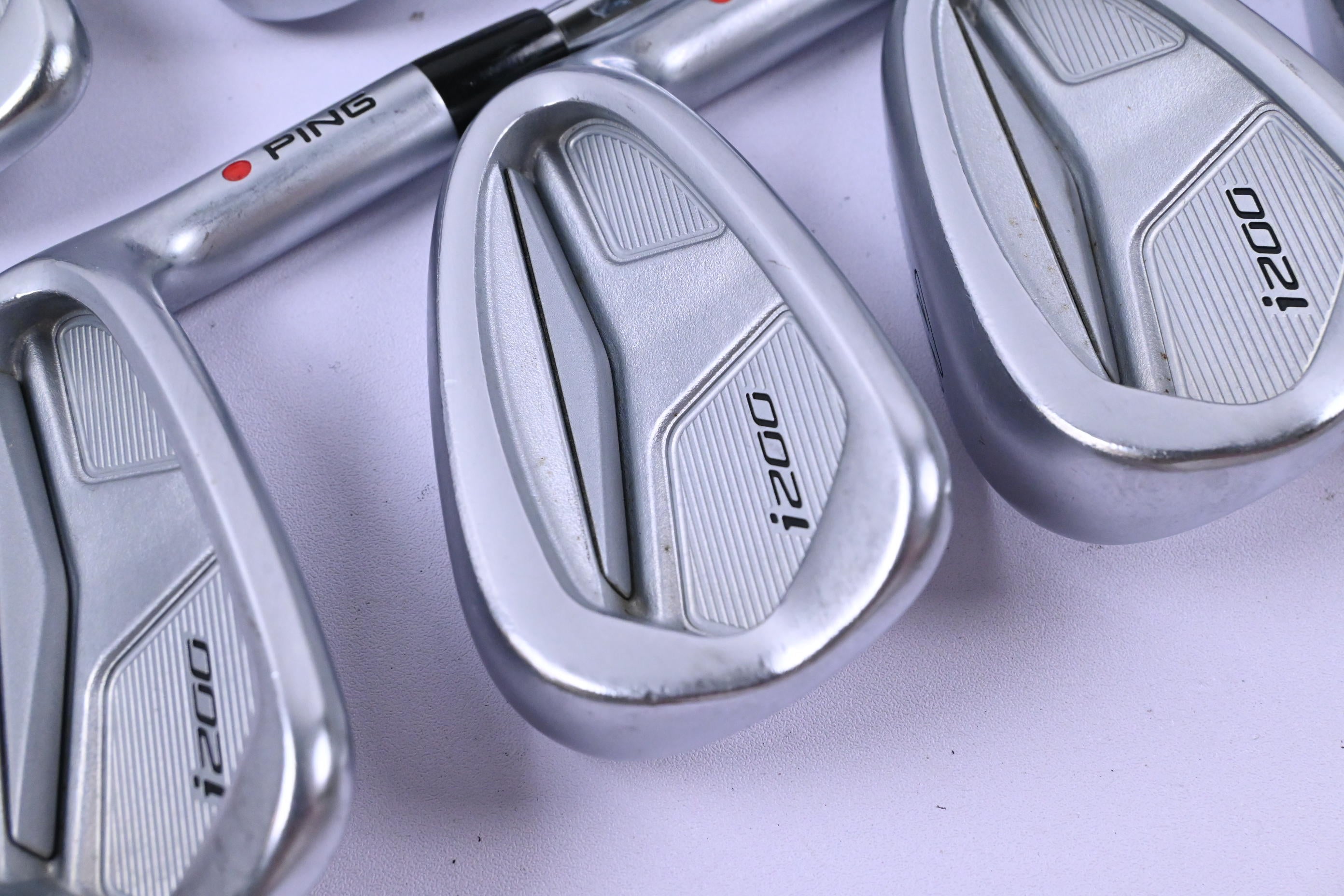 Ping i200 Irons / 4-PW+GW / Red Dot / Stiff Flex True Temper XP 95 Shafts