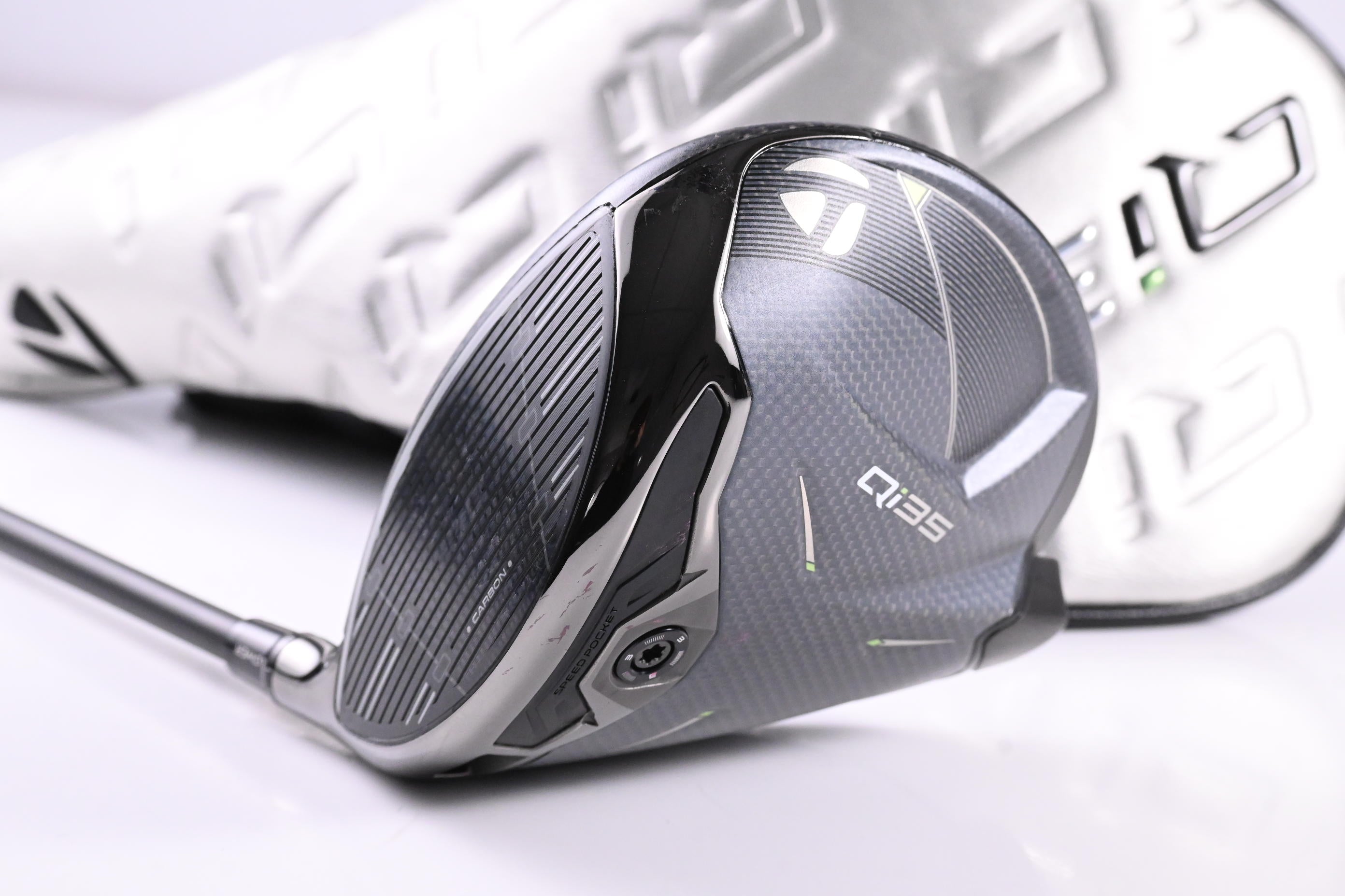 Left Hand Taylormade Qi35 Driver / 10.5 Degree / Regular Flex Ventus Blue 5