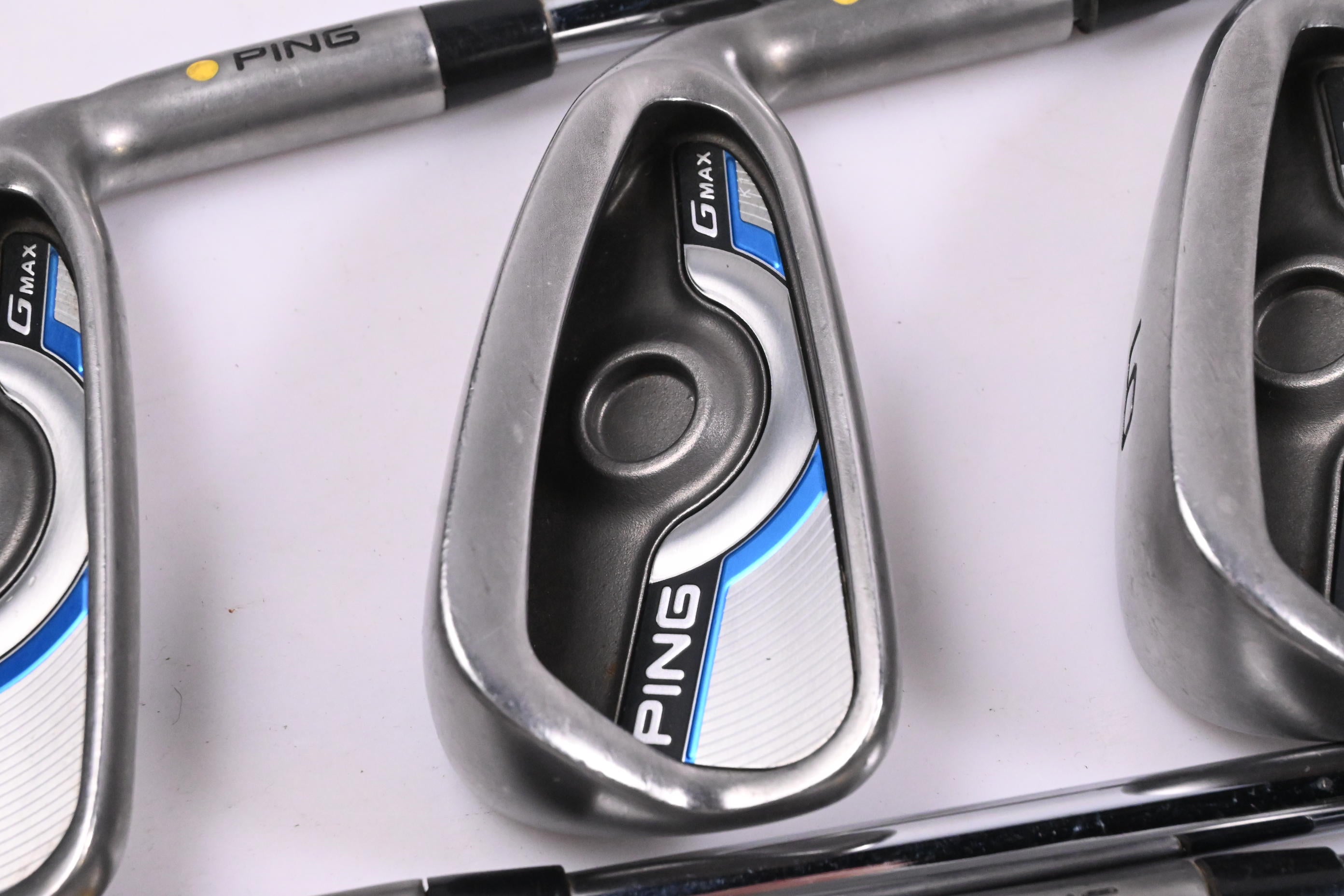 Ping GMax Irons / 4-9i / Yellow Dot / Regular Flex Ping CFS Distance Shafts