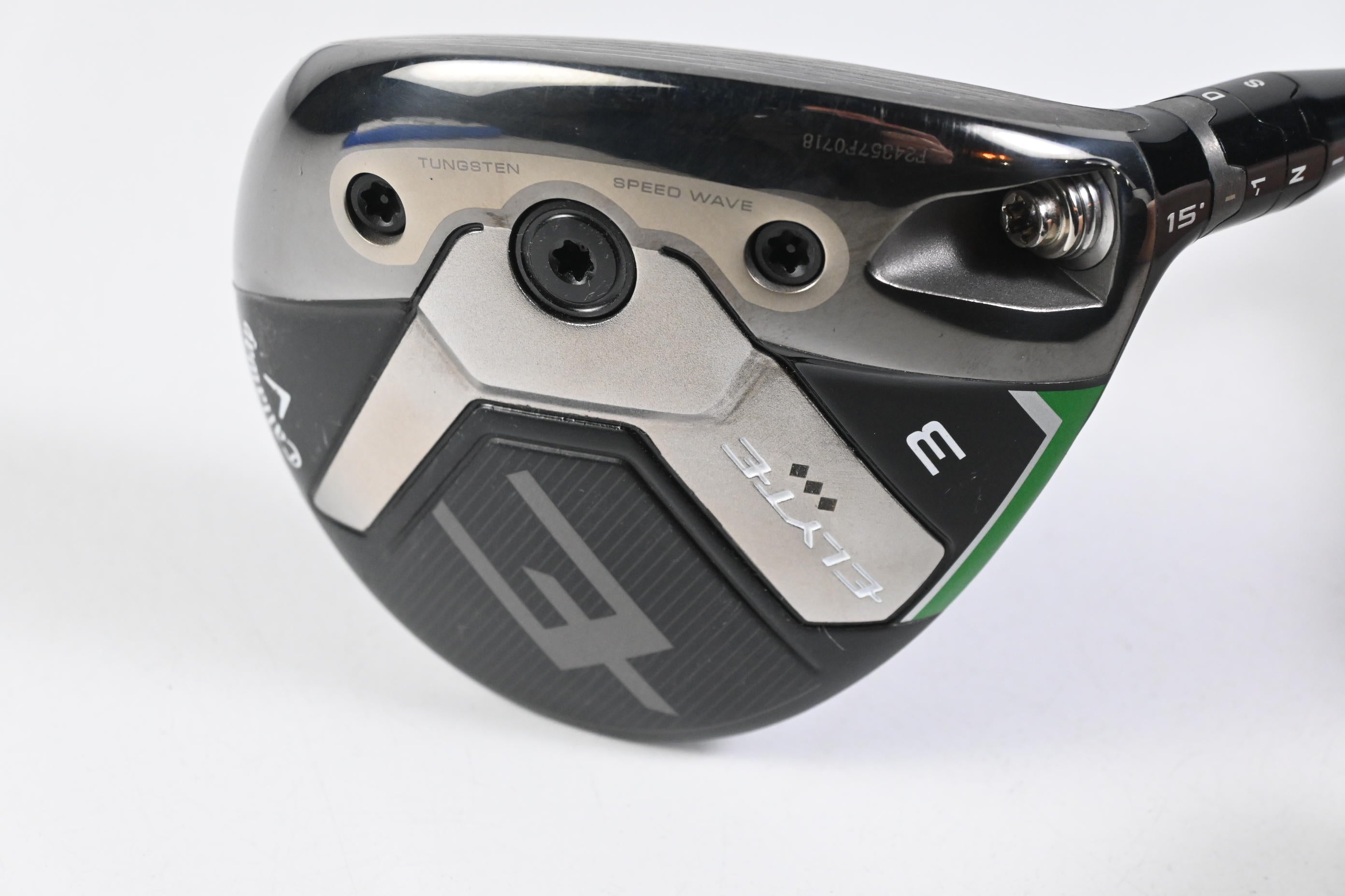 Callaway Elyte Triple Diamond #3 Wood / 15 Degree / Senior Flex Vanquish 5 Shaft