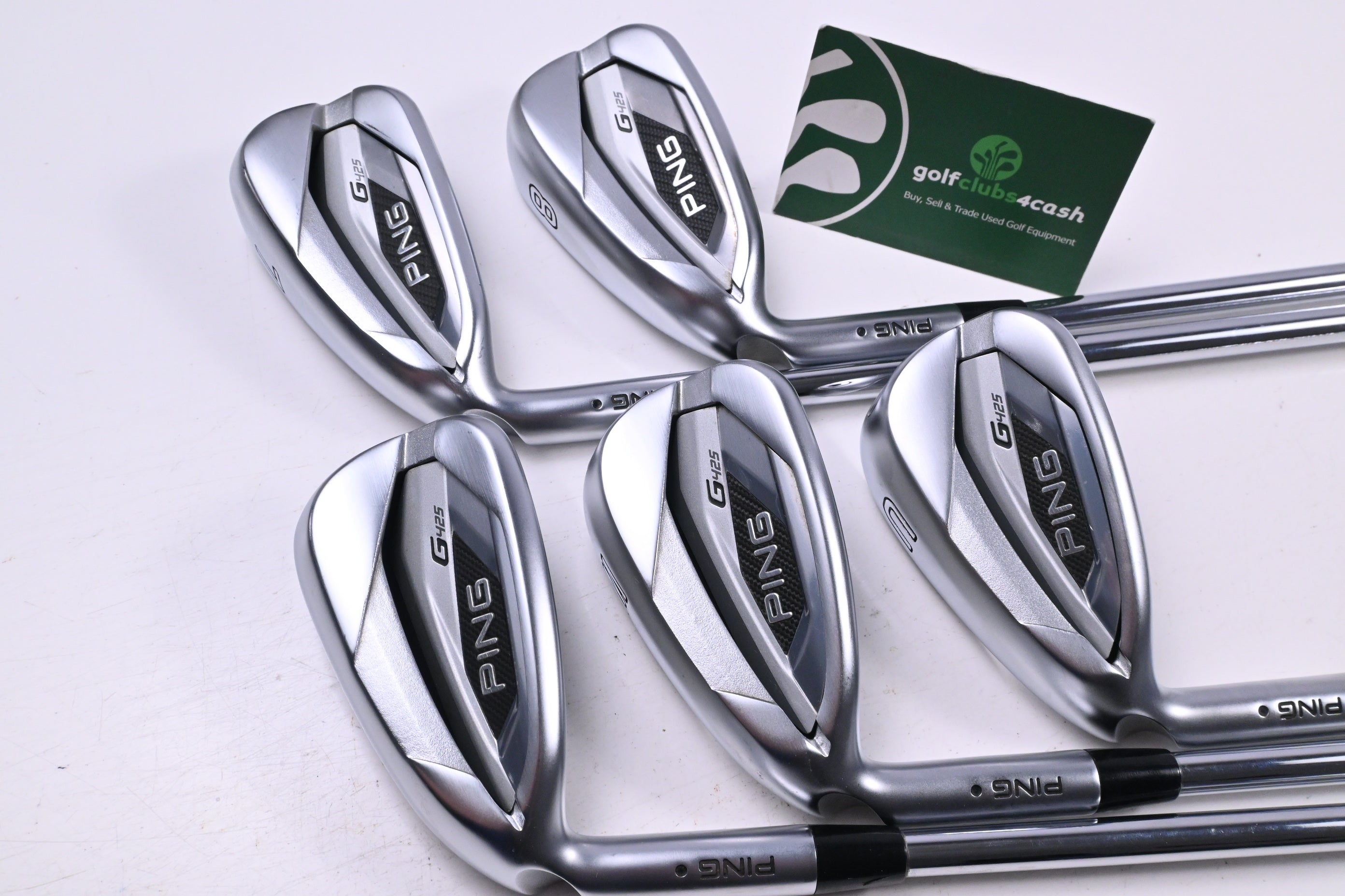 Left Hand Ping G425 Irons 7-PW+UW Black Dot Regular Flex
