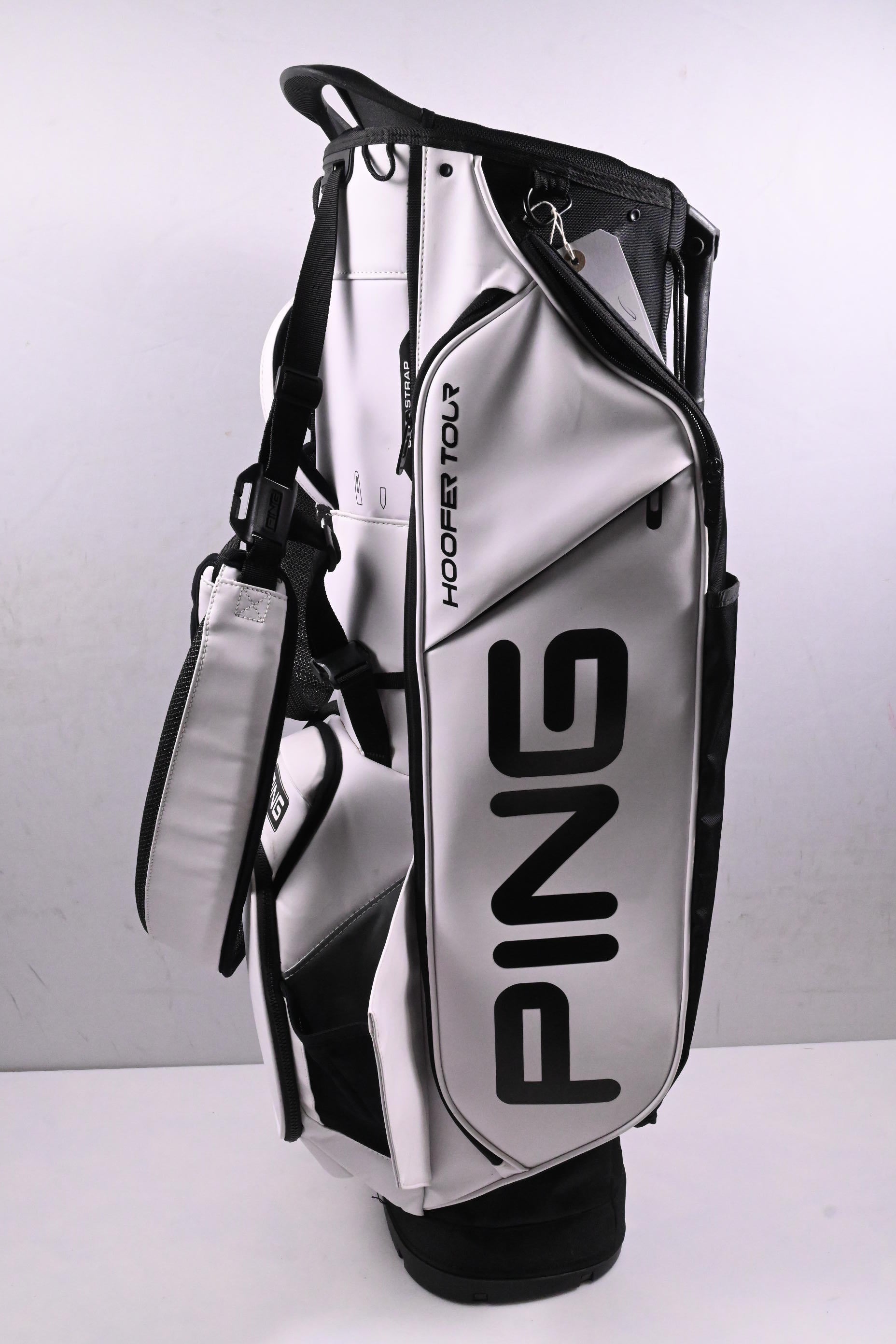 Ping Hoofer Tour Stand Bag / 5-Way Divider / White, Black