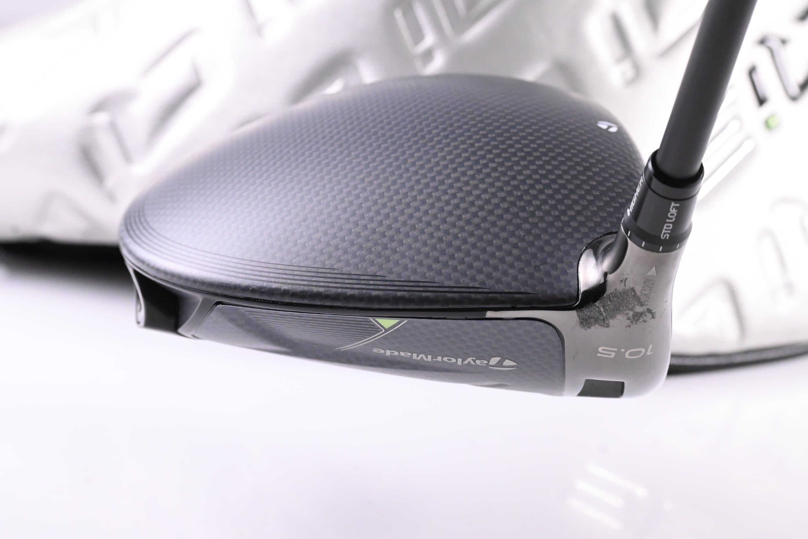 Left Hand Taylormade Qi35 Driver / 10.5 Degree / Regular Flex Ventus Blue 5