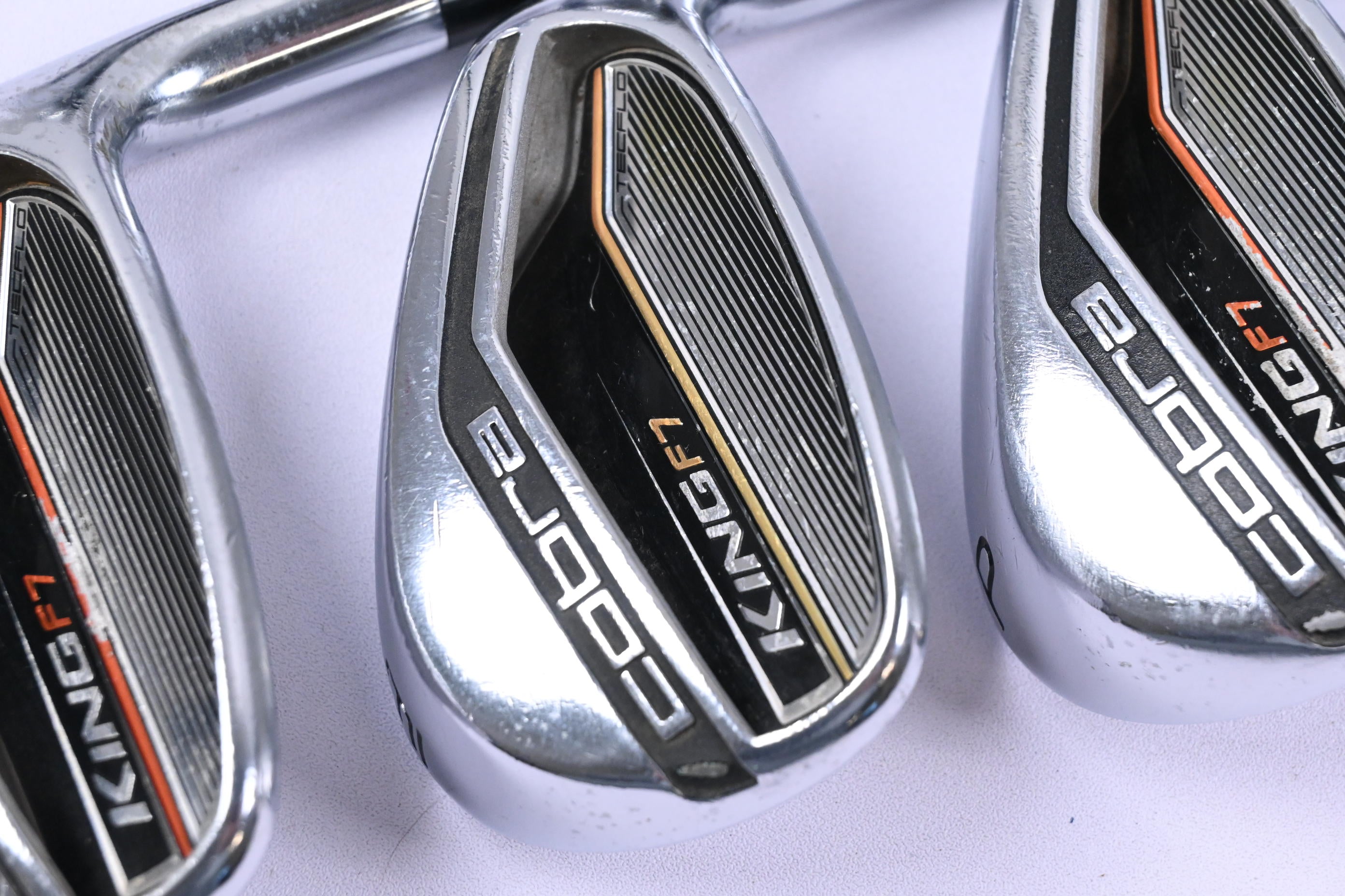Cobra King F7 Irons / 4-PW+GW+SW / Regular Flex Cobra King F7 Shafts