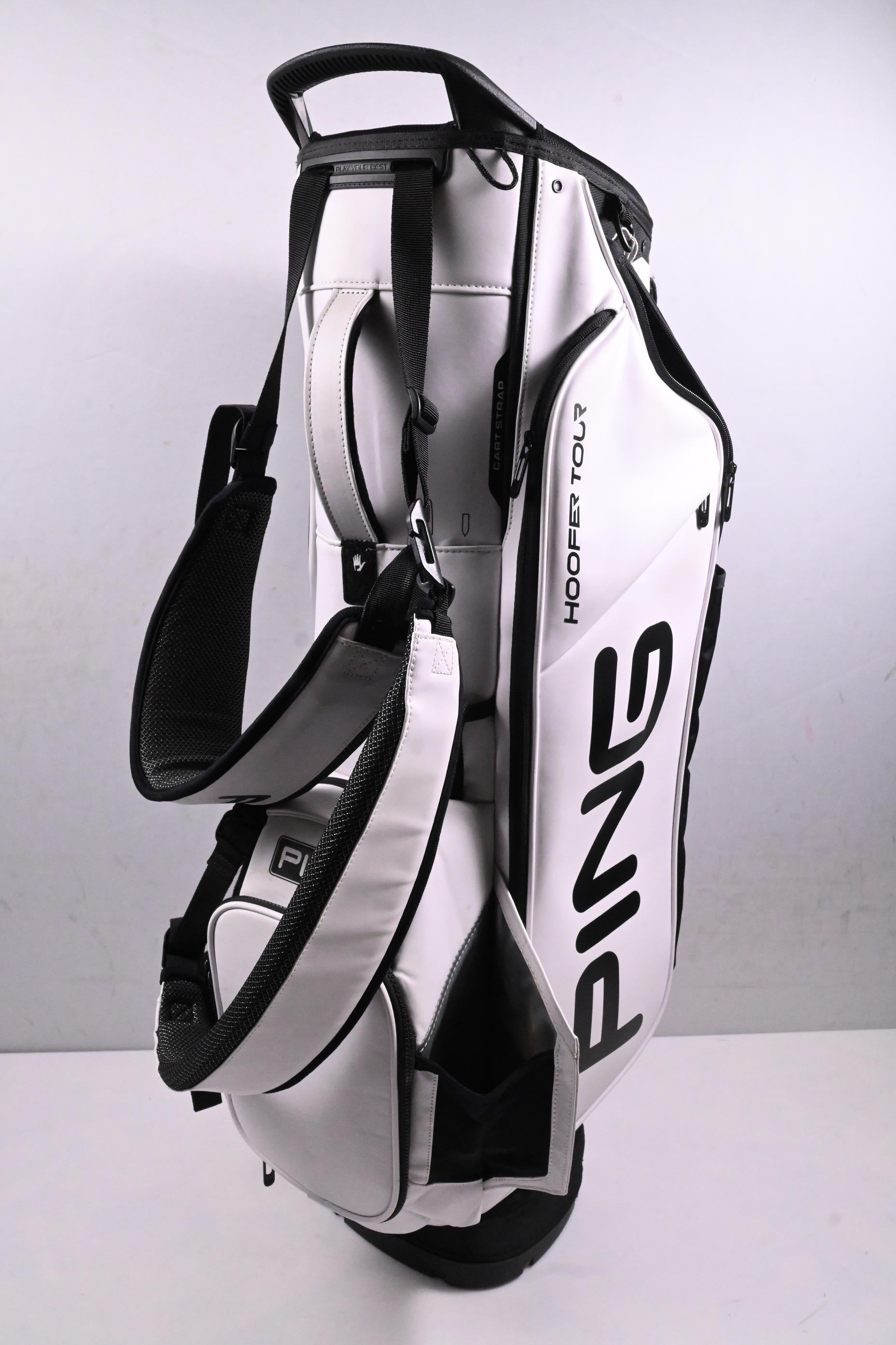 Ping Hoofer Tour Stand Bag / 5-Way Divider / White, Black