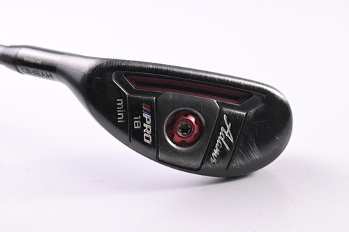 Left Hand Adams Pro Mini #3 Hybrid / 18 Degree / X-Flex Aldila Tour Green 85