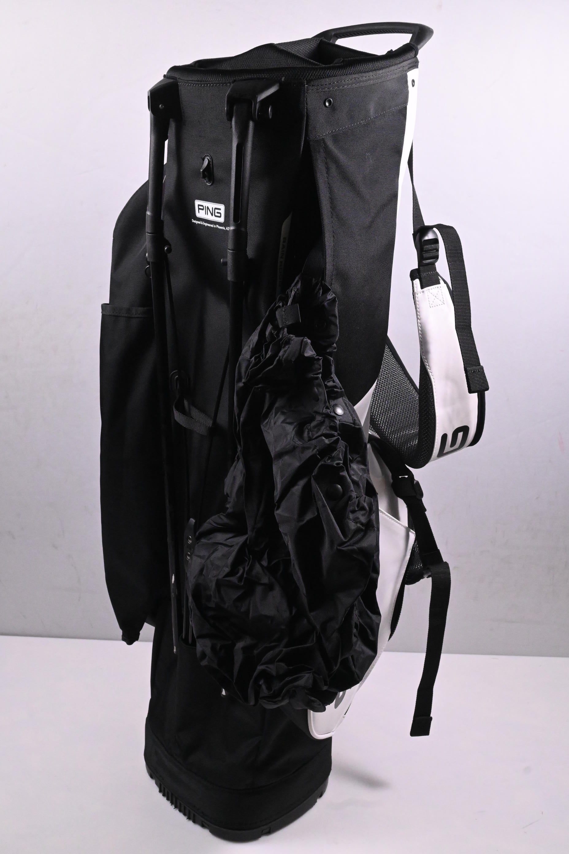 Ping Hoofer Tour Stand Bag / 5-Way Divider / White, Black
