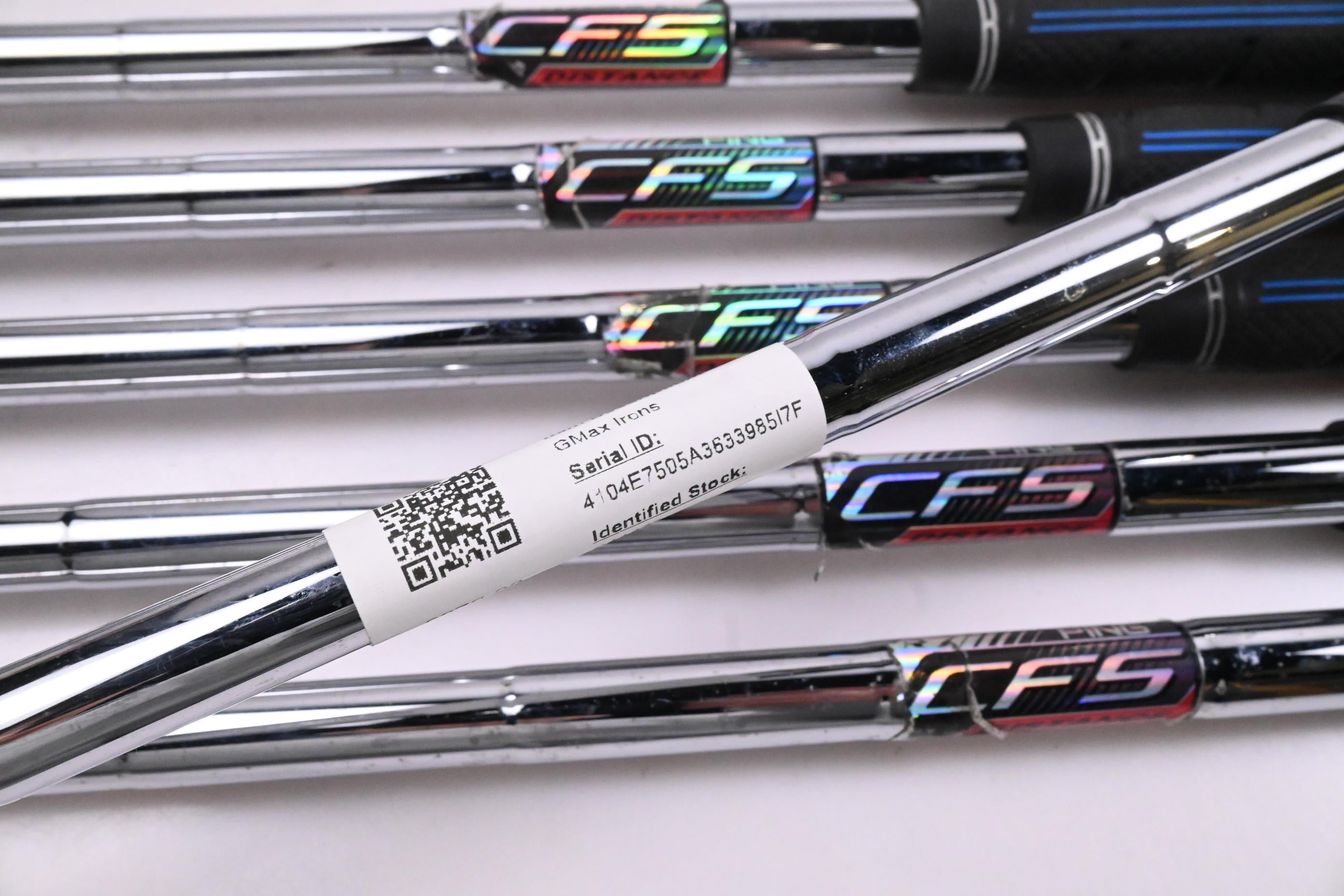 Ping GMax Irons / 4-9i / Yellow Dot / Regular Flex Ping CFS Distance Shafts