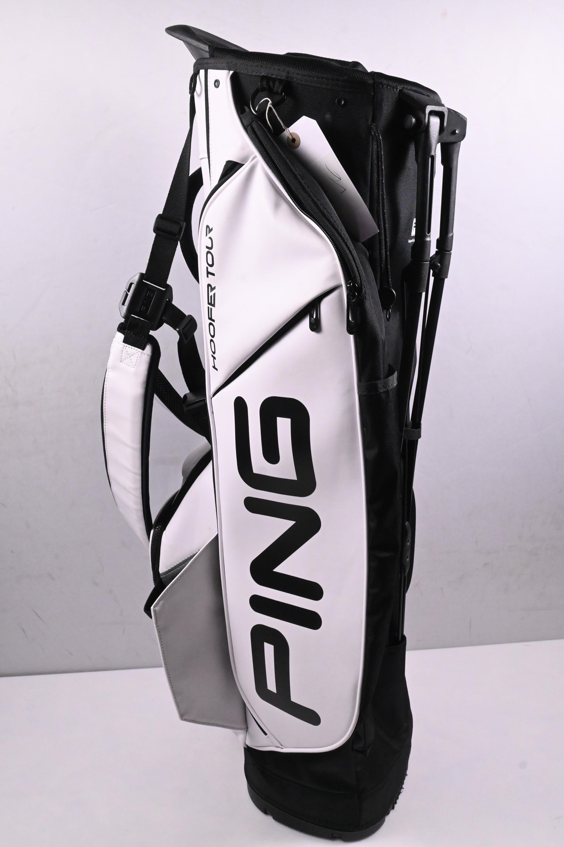 Ping Hoofer Tour Stand Bag / 5-Way Divider / White, Black