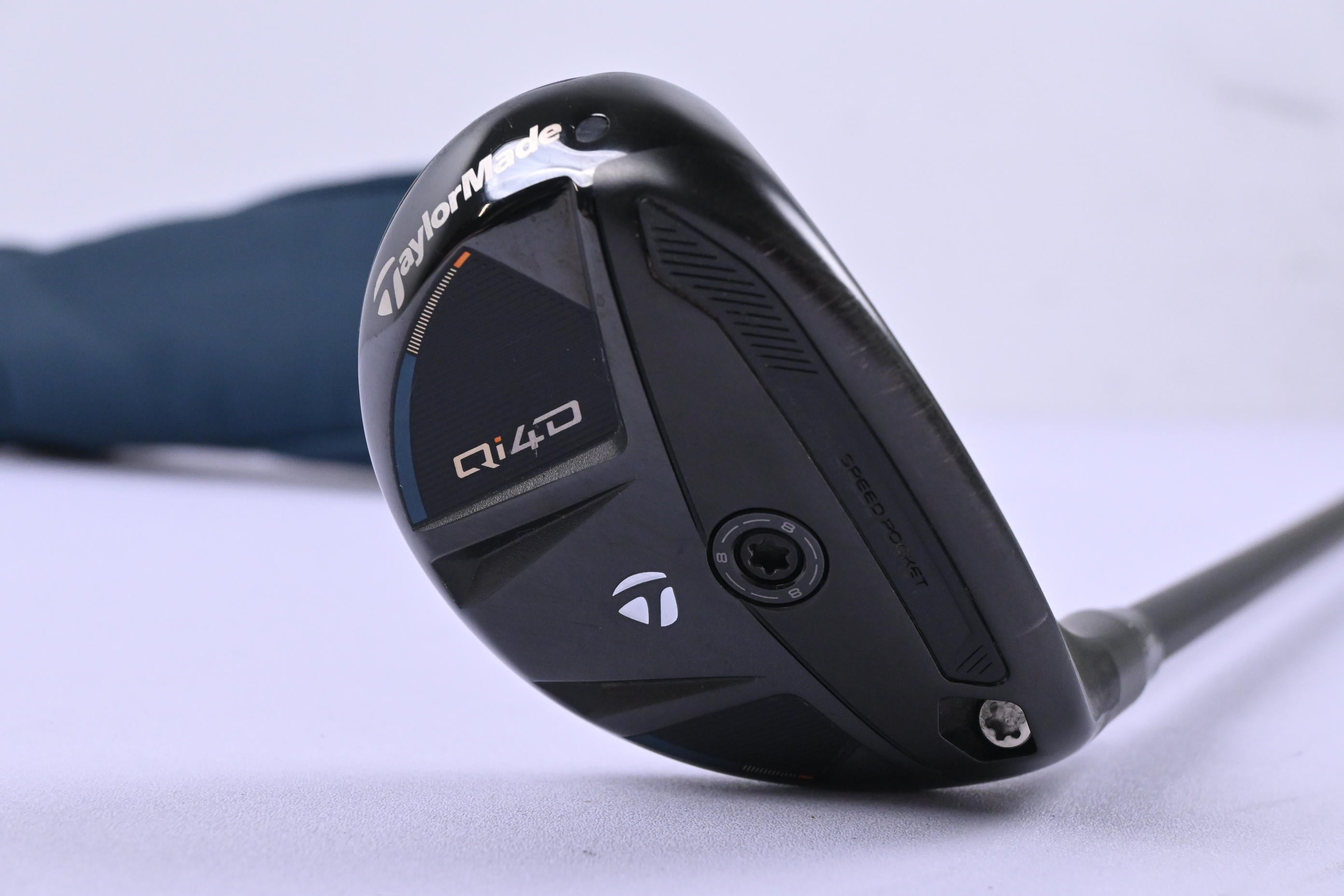 Taylormade Qi4D #4 Hybrid / 22 Degree / Stiff Flex KBS REAX 75 Shaft
