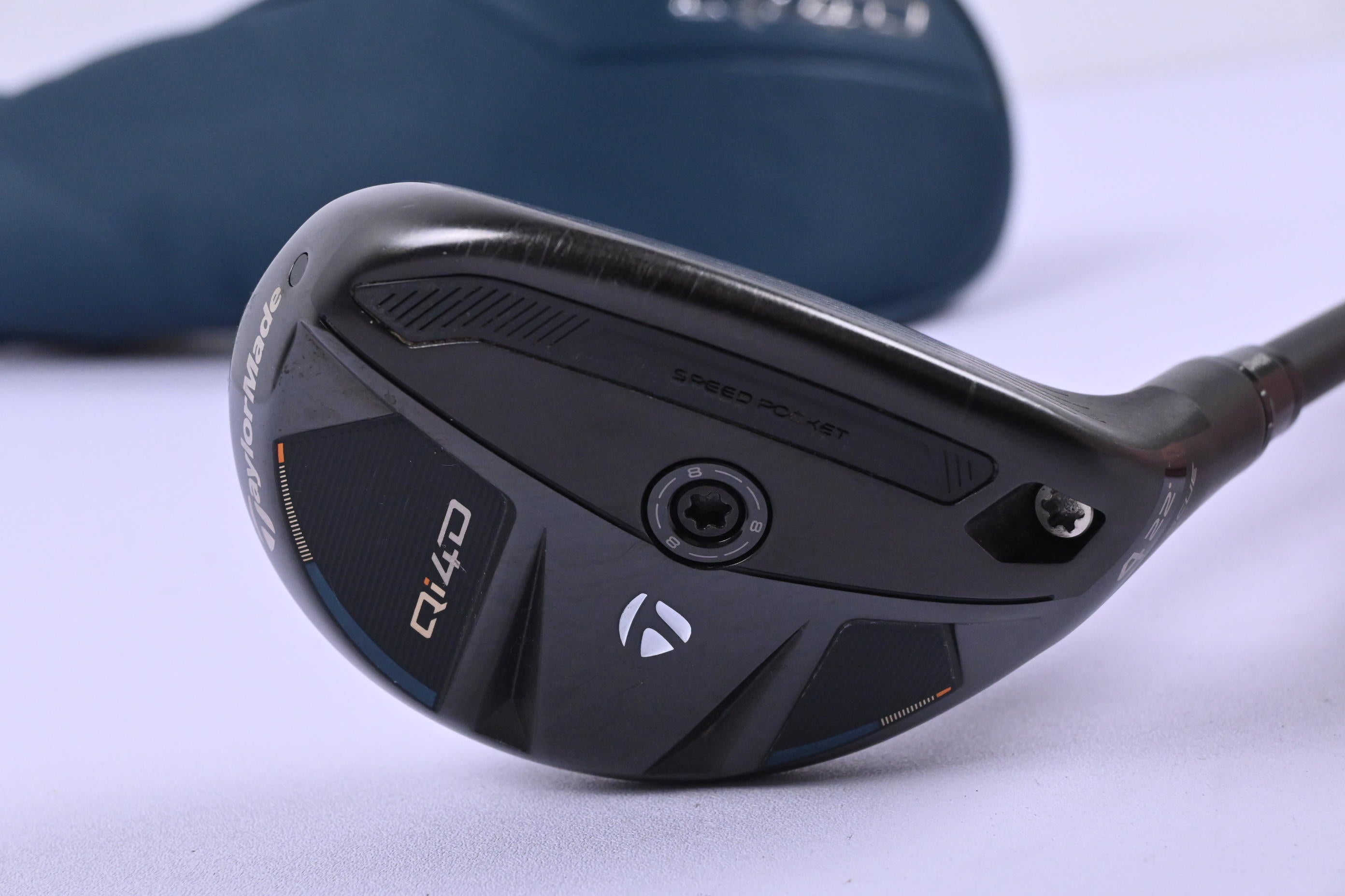 Taylormade Qi4D #4 Hybrid / 22 Degree / Stiff Flex KBS REAX 75 Shaft