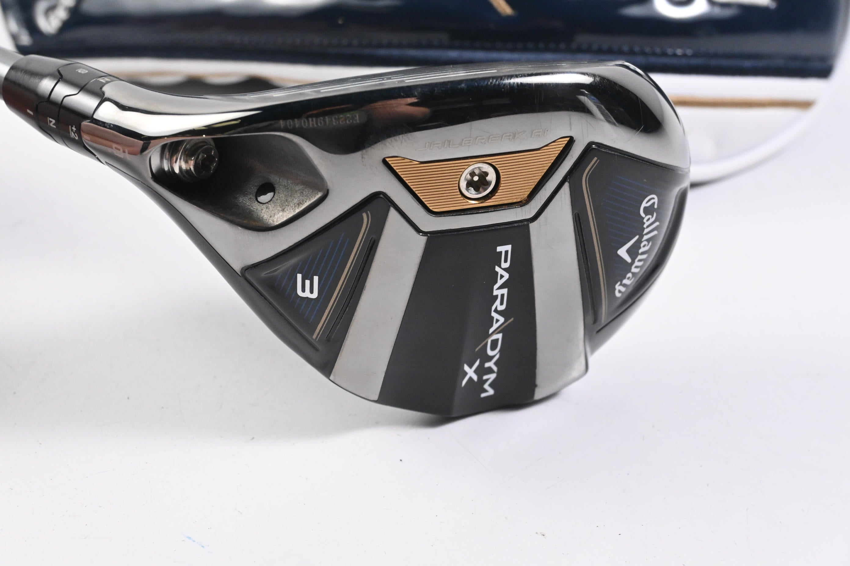 Left Hand Callaway Paradym X #3 Hybrid / 18 Degree / Stiff Flex HZRDUS Silver 75