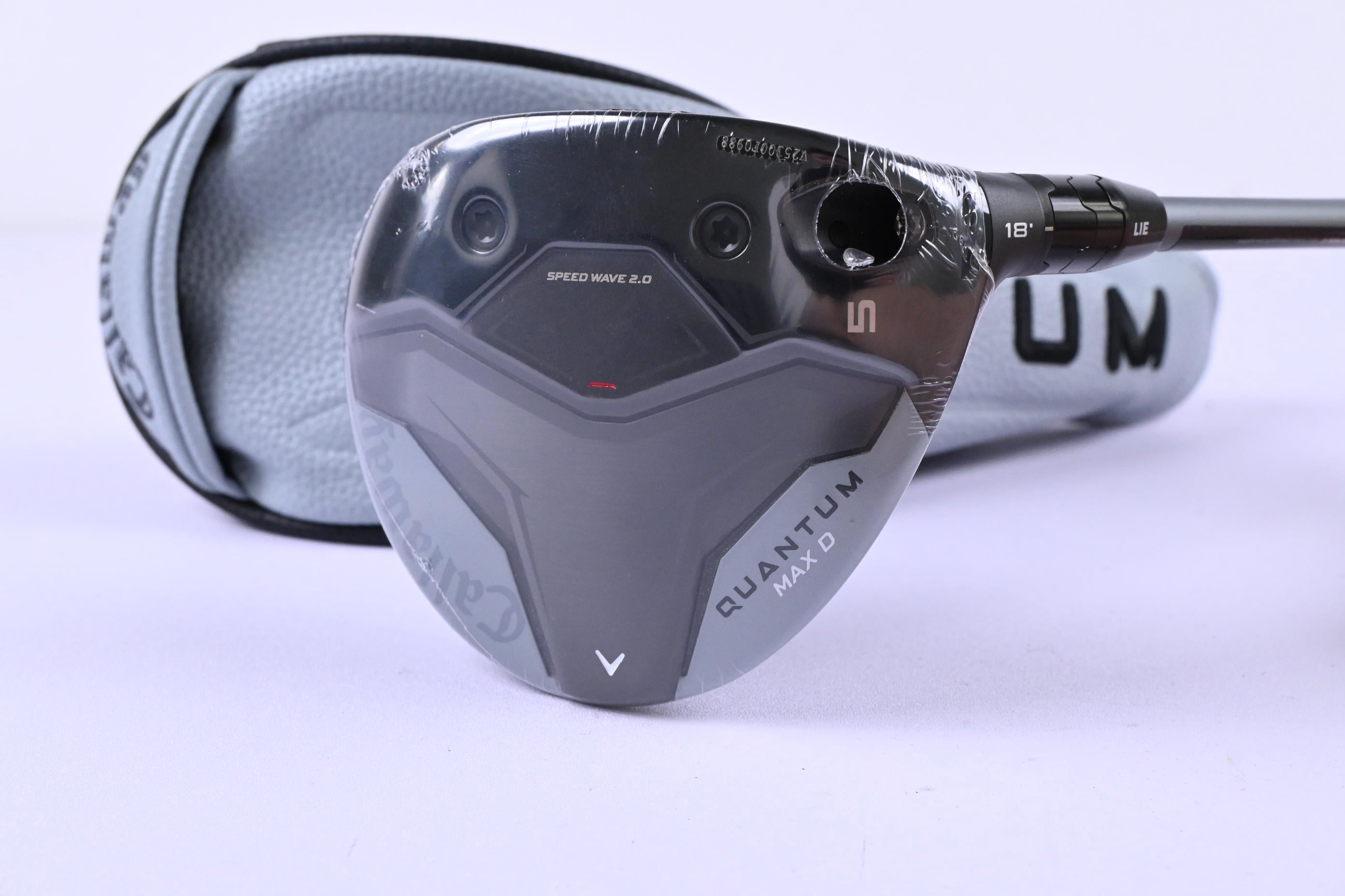 Callaway Quantum Max #5 Wood / 18 Degree / Stiff Flex Denali Frost Silver 60
