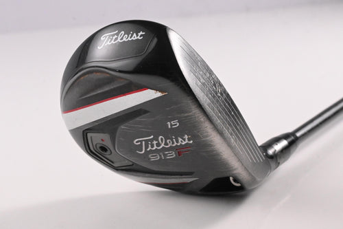 Titleist 913 F #3 Wood / 15 Degree / Stiff Flex Aldila RIP Phenom 80 Shaft