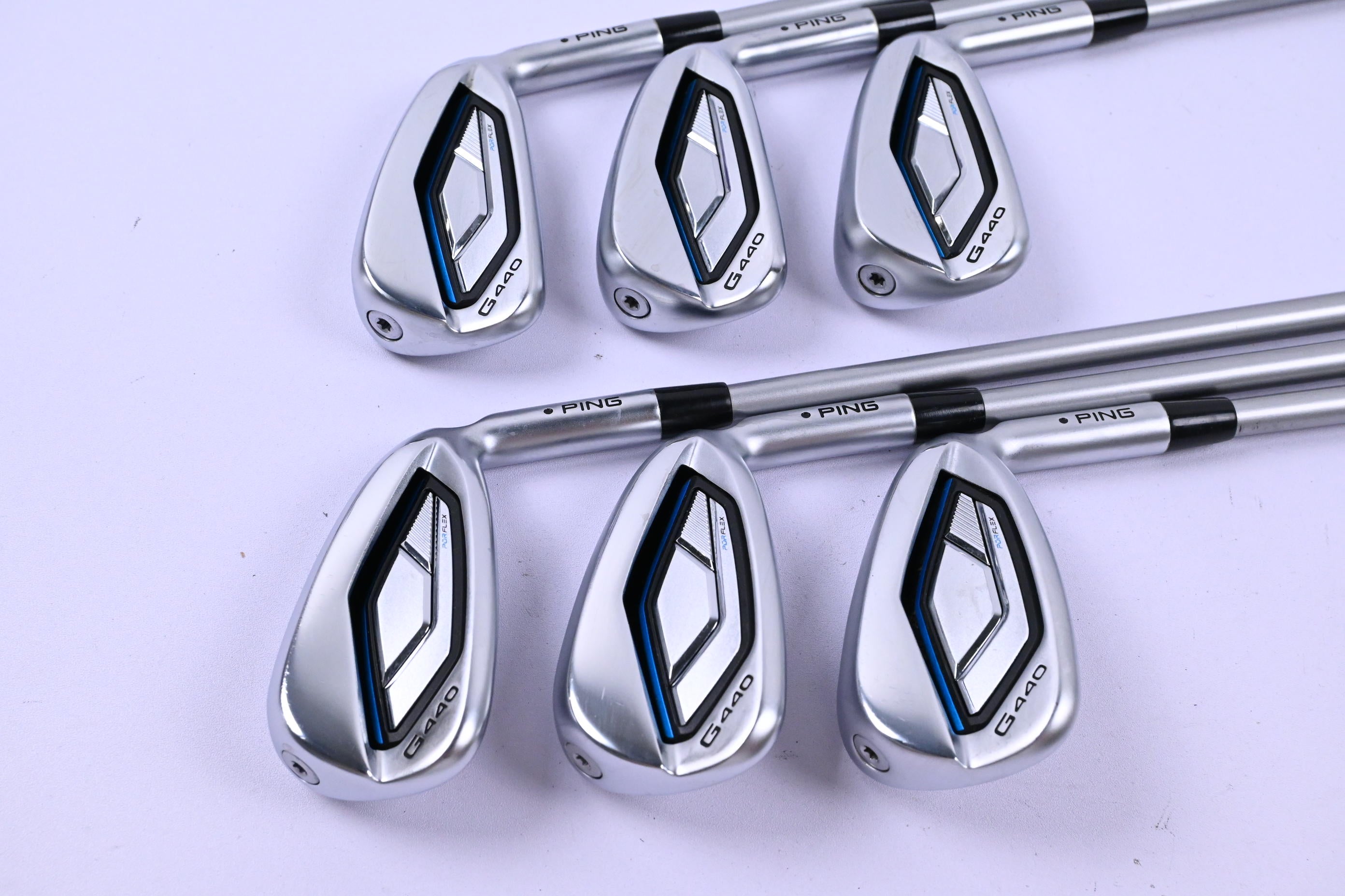 Ping G440 Irons / 5-PW / Black Dot / Senior Flex Ping Alta Quick 45 Shafts