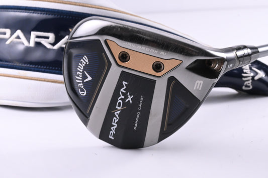 Callaway Paradym X #3 Wood / 15 Degree / Regular Flex Hzrdus Gen4 Silver 60