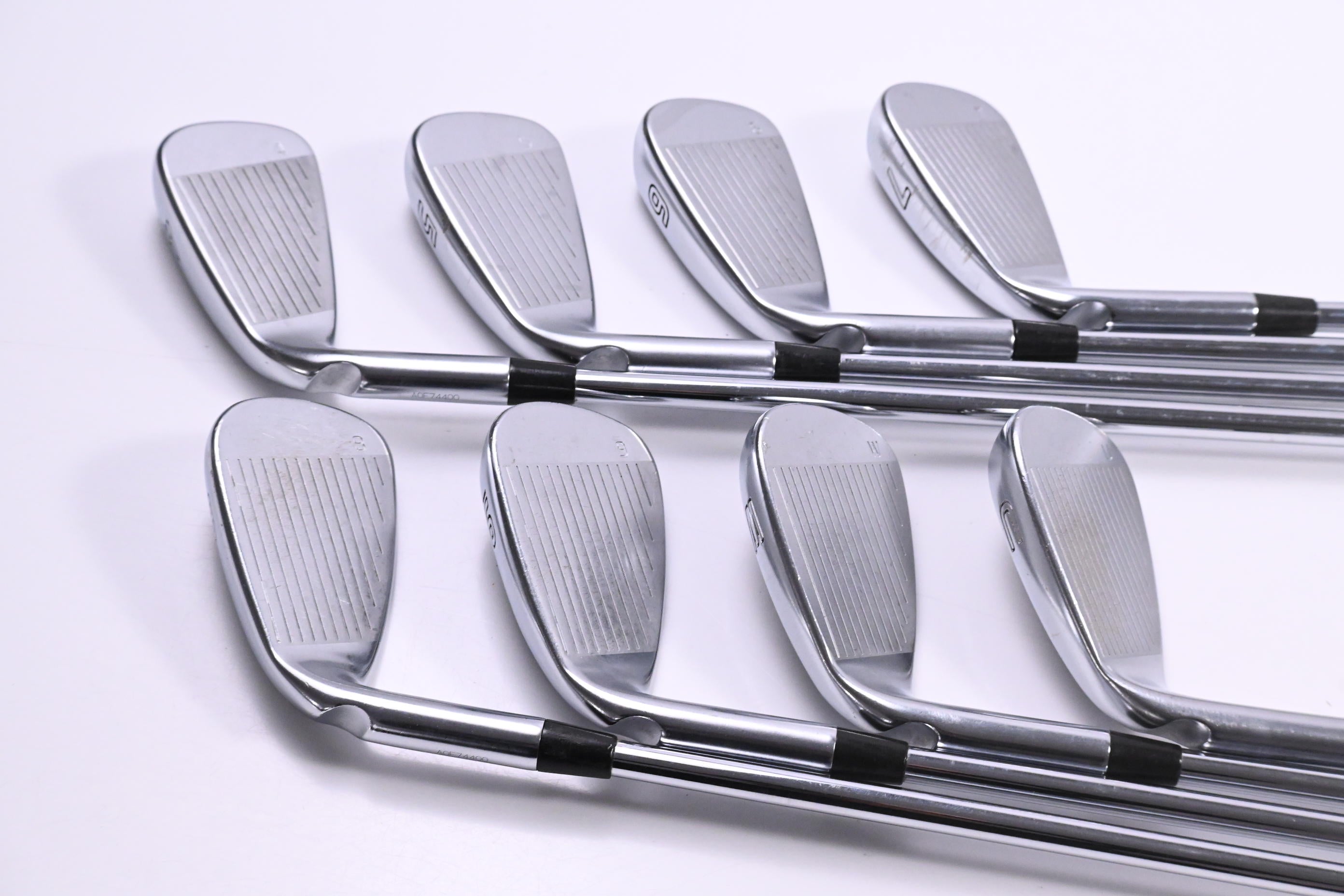 Ping G410 Irons / 4-PW+UW / Red Dot / Stiff Flex Ping AWT 2.0 Shafts