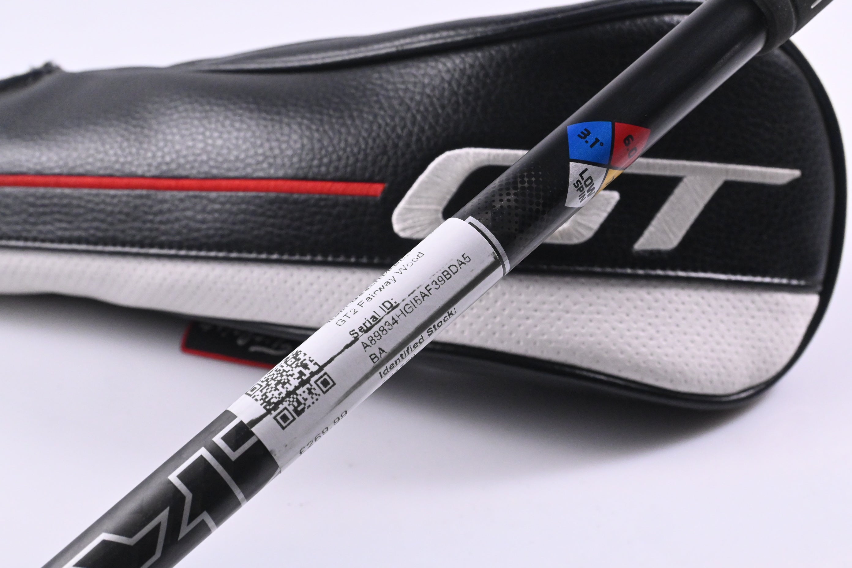 Titleist GT2 #3 Wood / 15 Degree / Stiff Flex Project X HZRDUS Black 70 Shaft