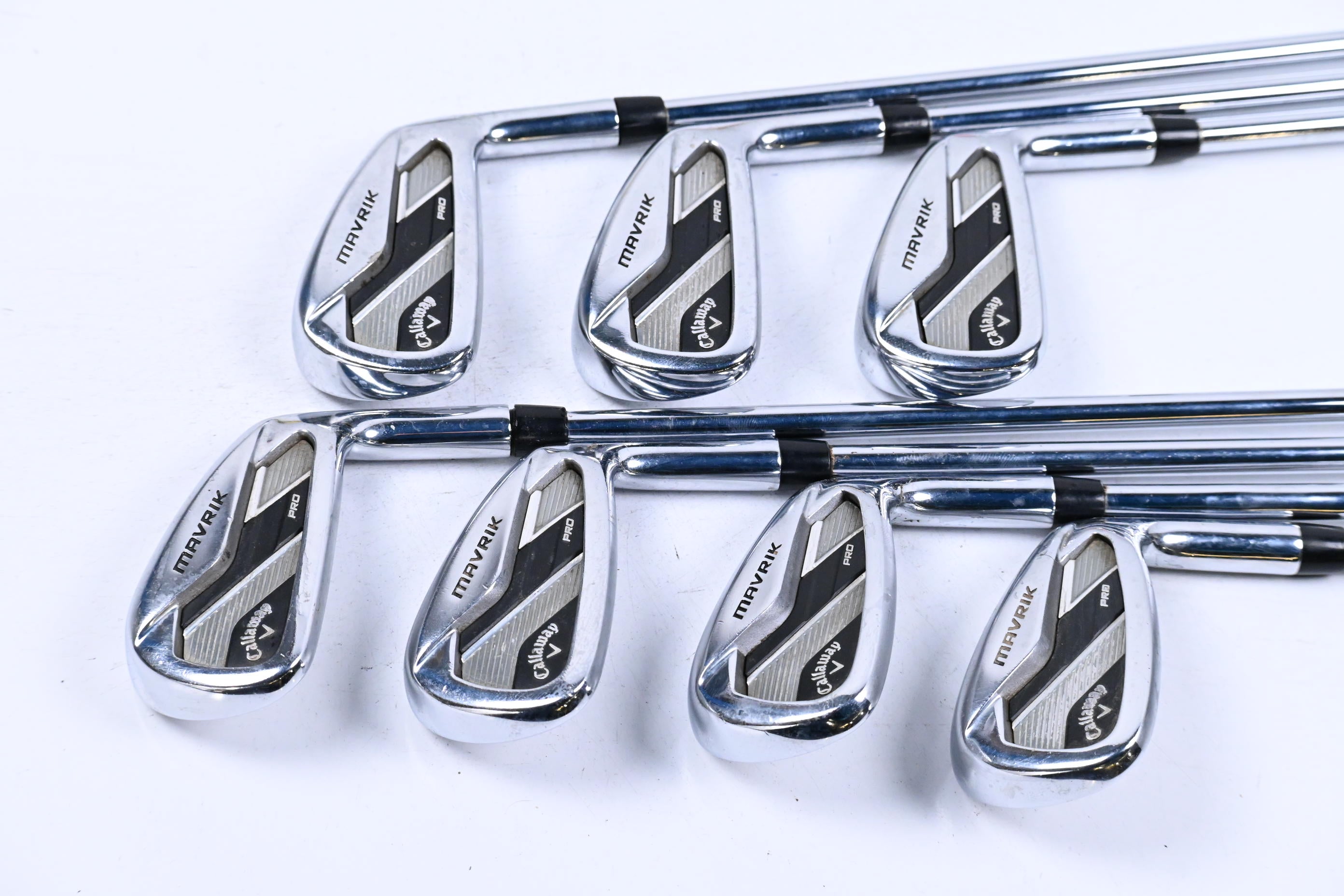 Callaway Mavrik Pro Irons / 4-PW / Stiff Flex Elevate 105 Shafts