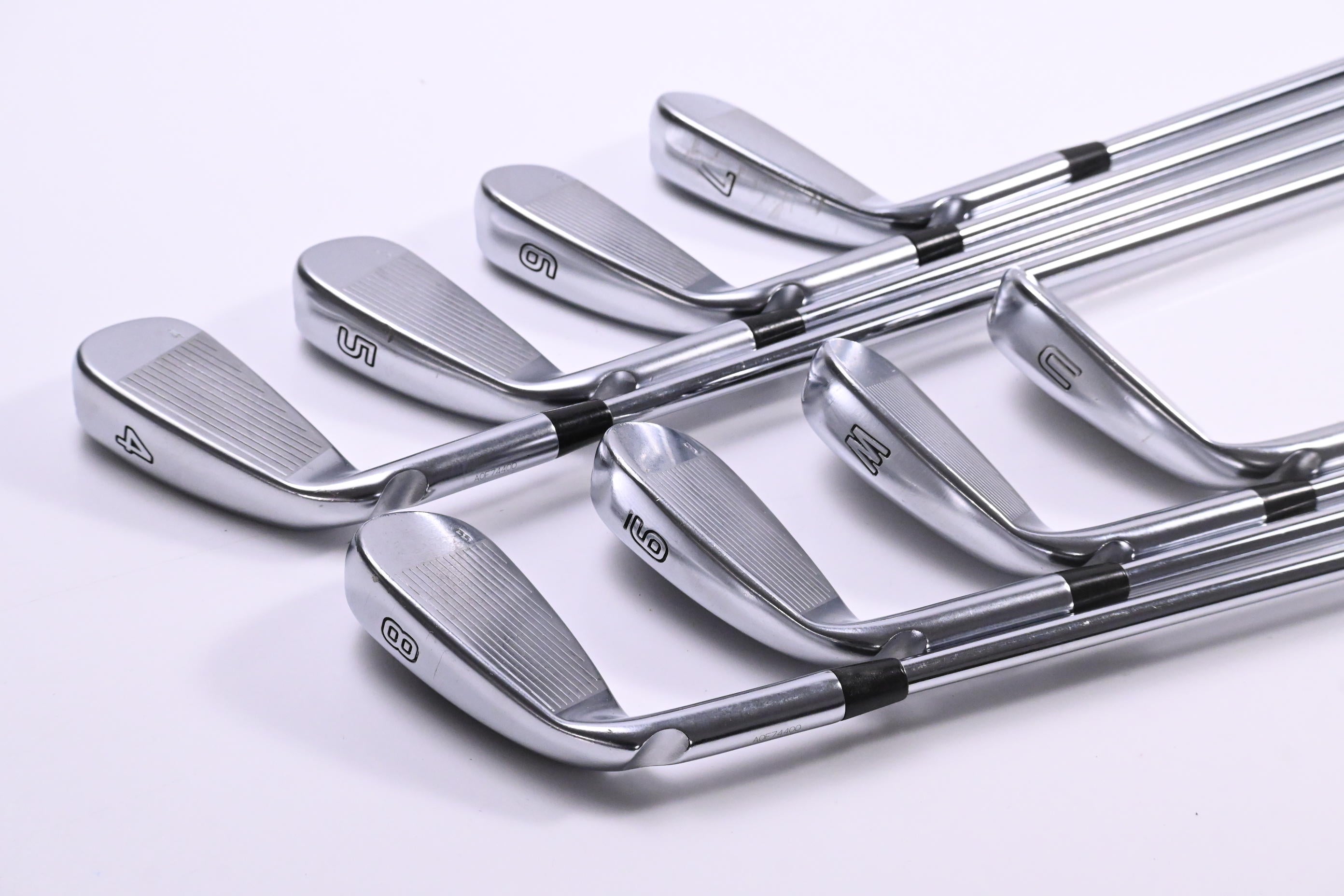Ping G410 Irons / 4-PW+UW / Red Dot / Stiff Flex Ping AWT 2.0 Shafts