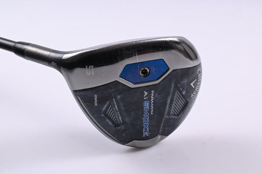 Left Hand Callaway Paradym Ai Smoke Max #5 Wood / 18 Degree/ Regular Flex Tensei