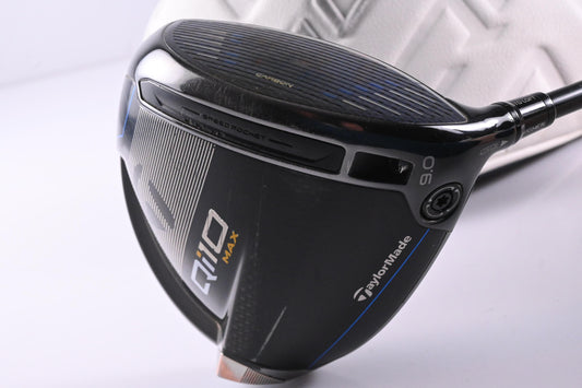 Taylormade Qi10 Max Driver / 9 Degree / Regular Flex Fujikura Ventus TR Blue 5