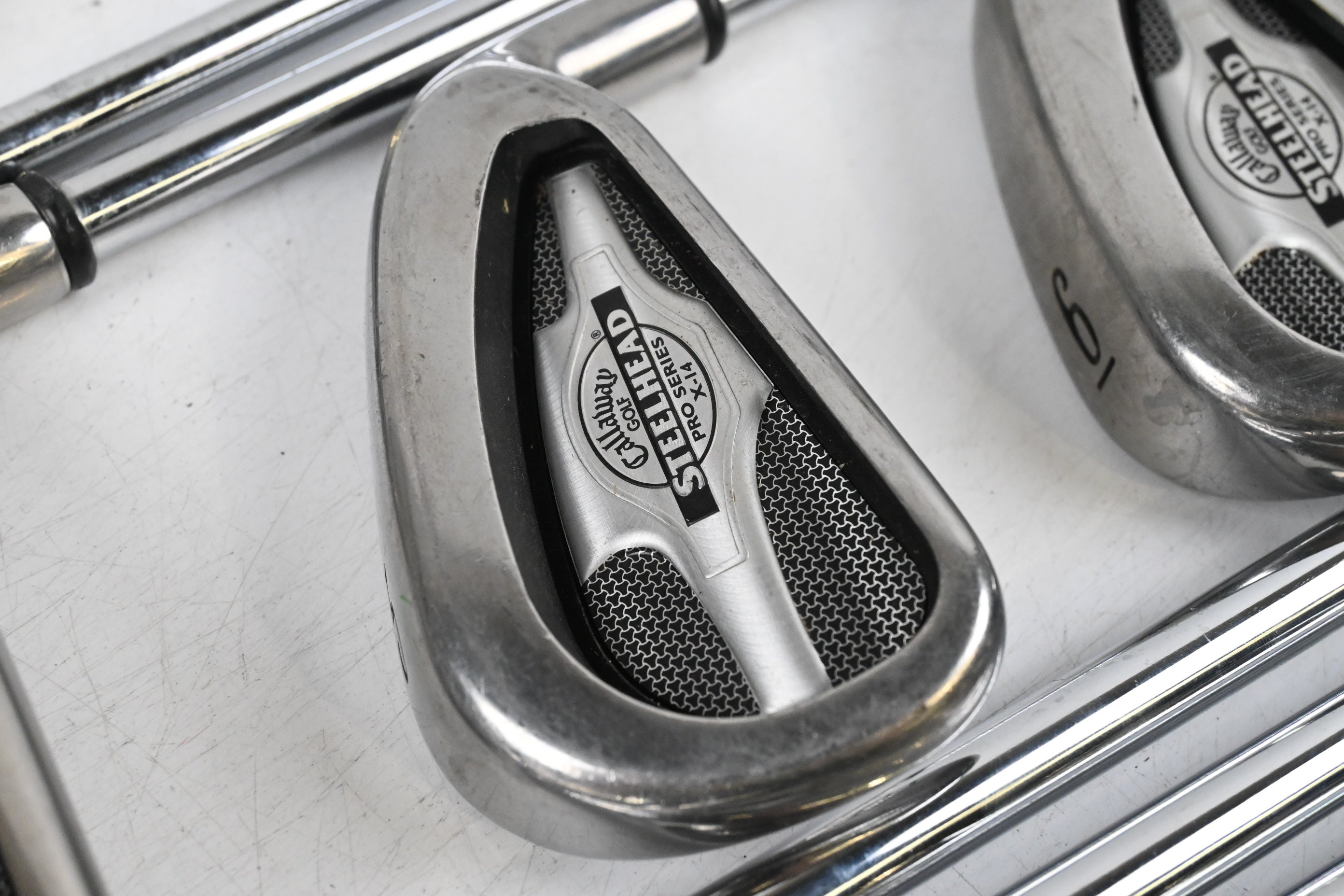 Callaway X-14 Pro Series Irons / 3-PW+SW / Regular Flex Callaway Rifle Shafts