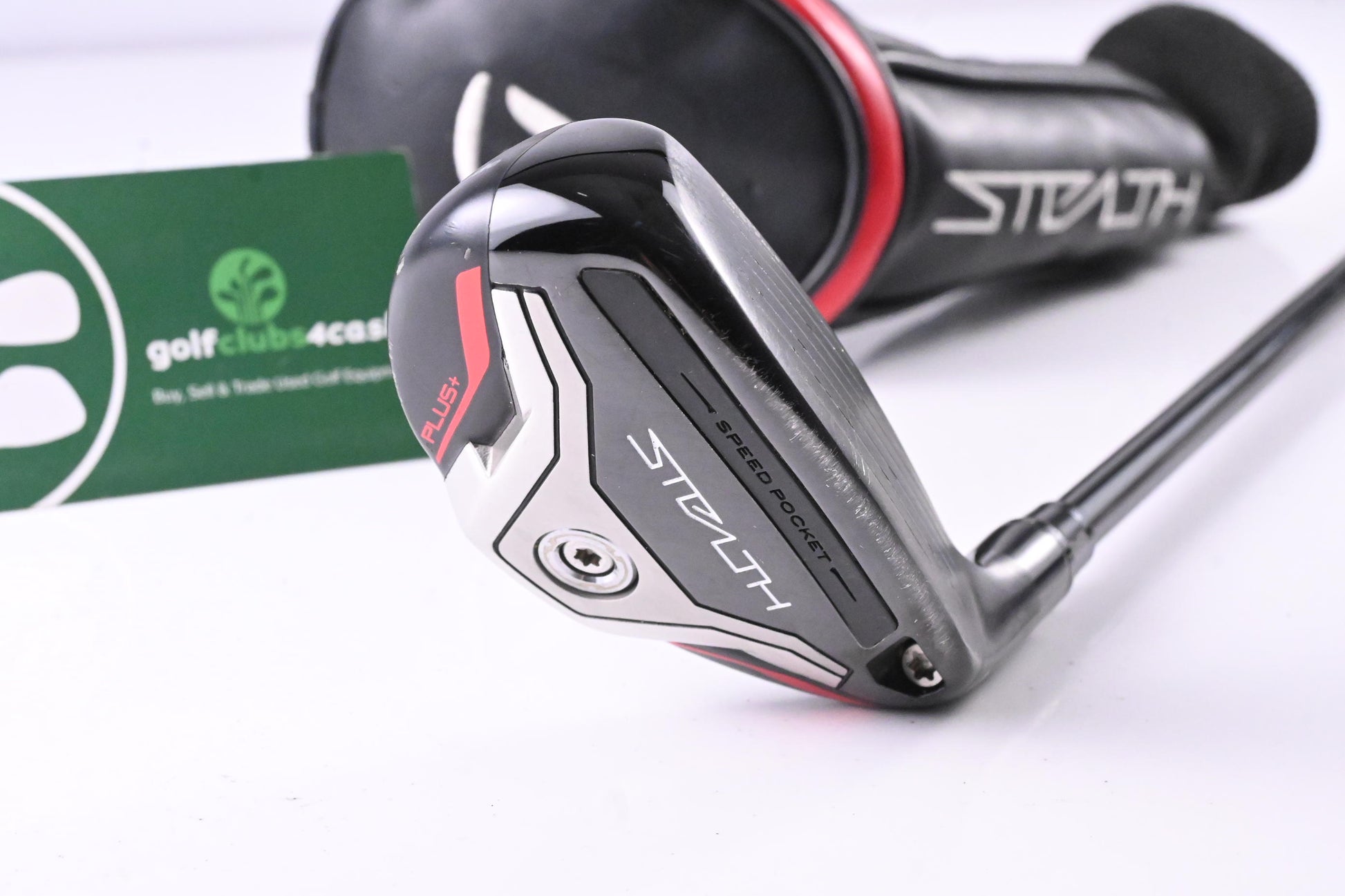Taylormade Stealth Plus #3 Hybrid / 19.5 Degree / Stiff Flex Hzrdus Smoke Red