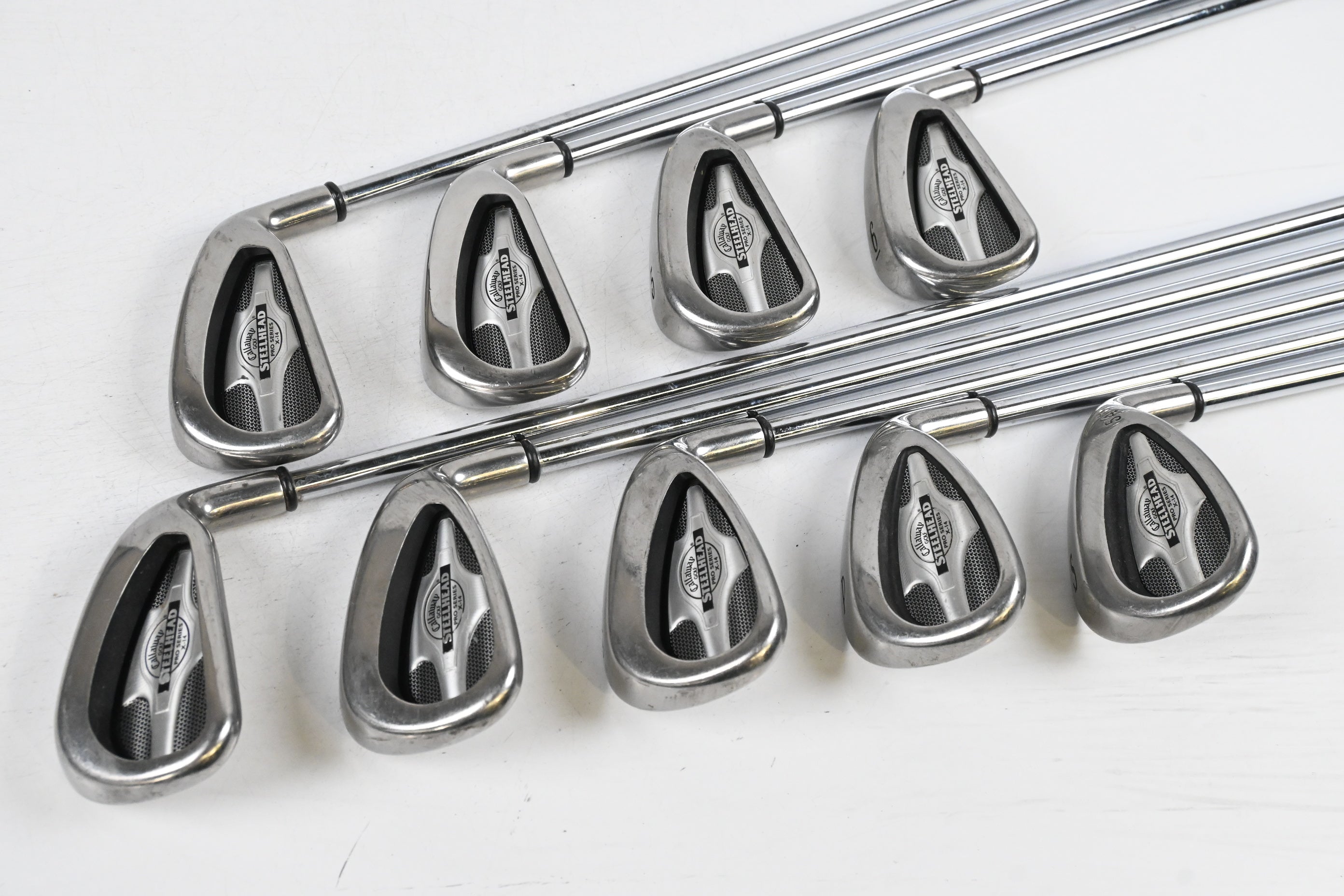 Callaway X-14 Pro Series Irons / 3-PW+SW / Regular Flex Callaway Rifle Shafts