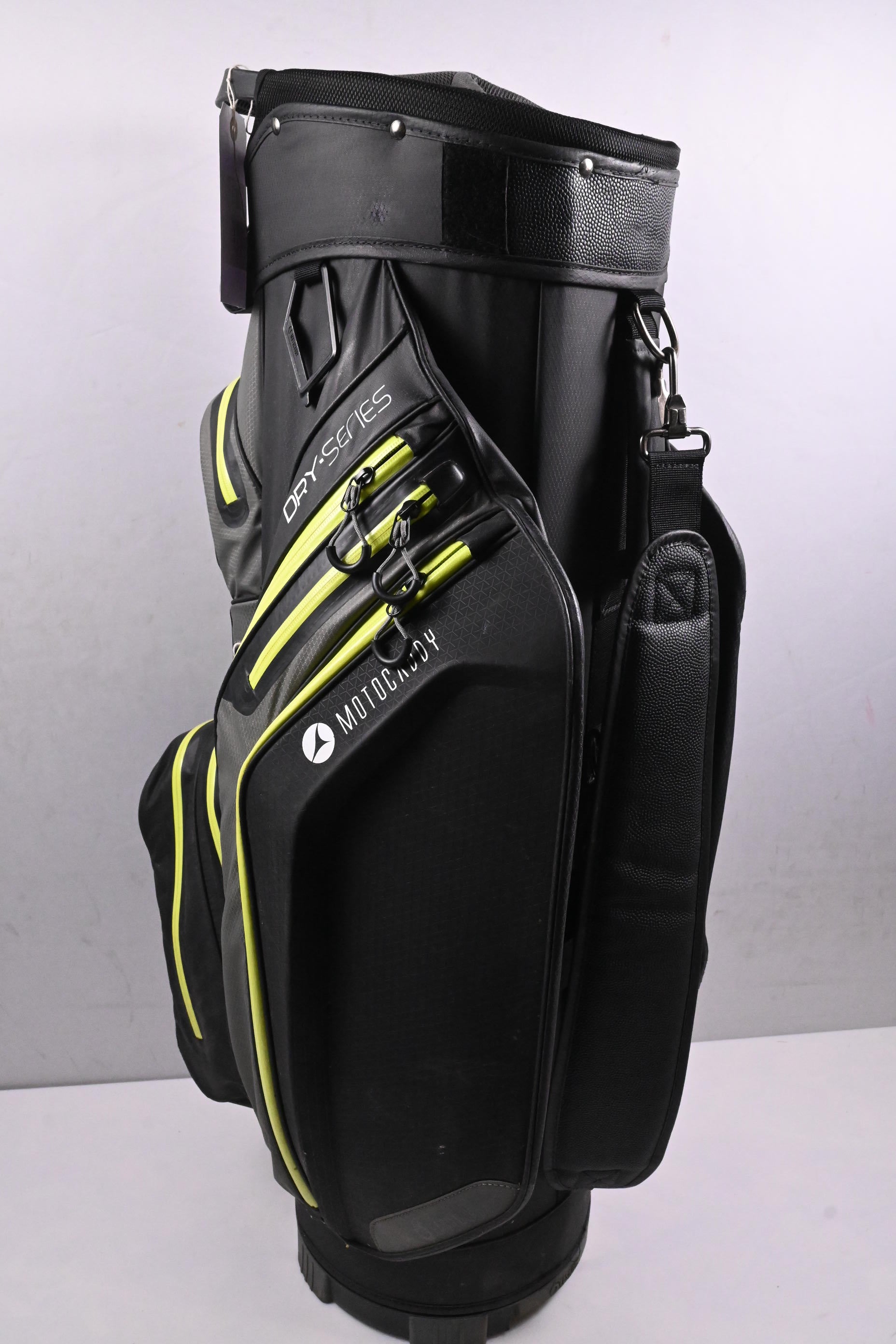 Motocaddy Dry-Series Cart Bag / 14-Way Divider / Black, Green