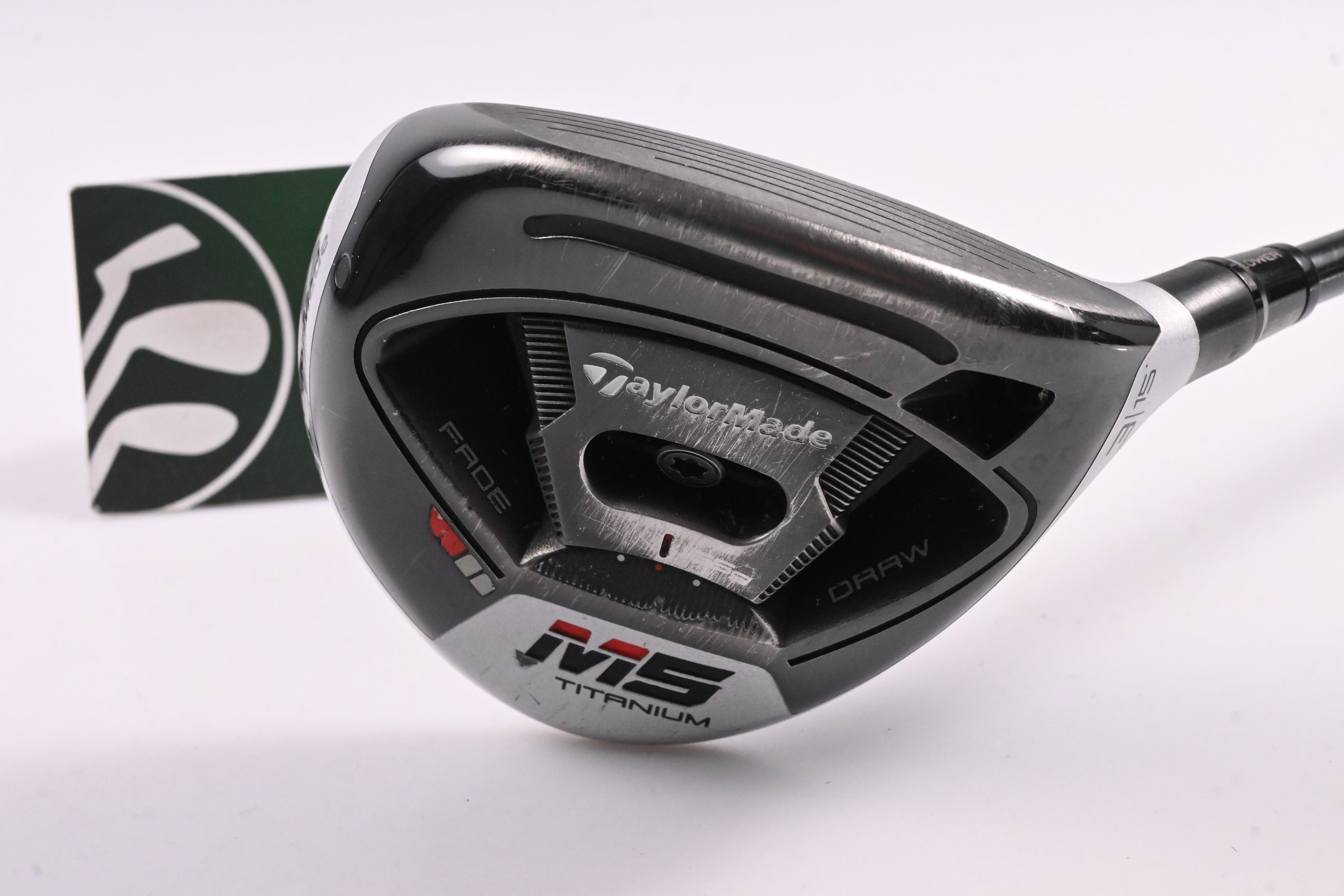 Taylormade M5 #3 Wood / 15 Degree / Regular Flex Fujikura Atmos Orange 5 Shaft