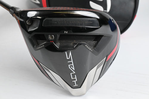 Left Hand Taylormade Stealth Plus Driver / 10.5 Degree / Stiff Flex Kai'li White