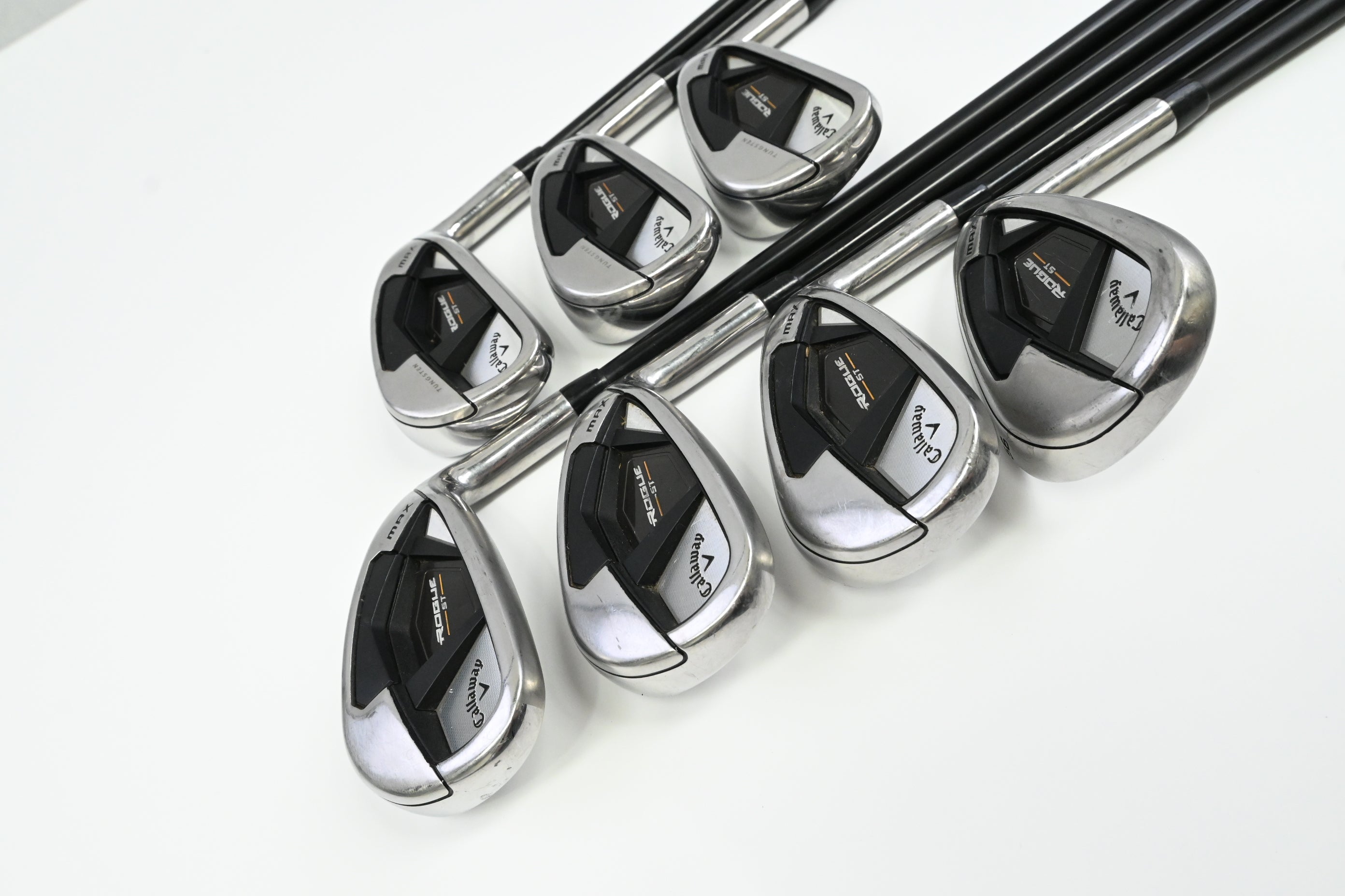 Callaway Rogue ST Max Irons / 5-PW+SW / Senior Flex Project X Cypher 50 Shafts