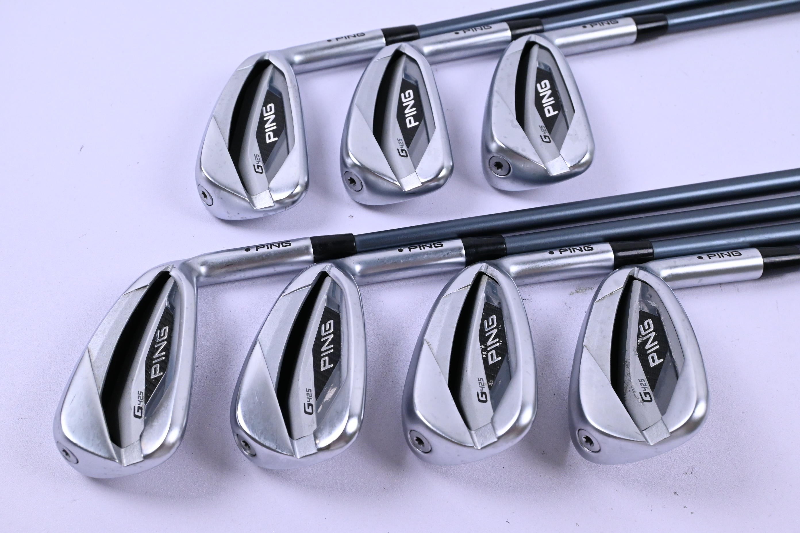 Ping G425 Irons / 4-PW / Black Dot / Regular Flex Ping Alta CB Slate Shafts