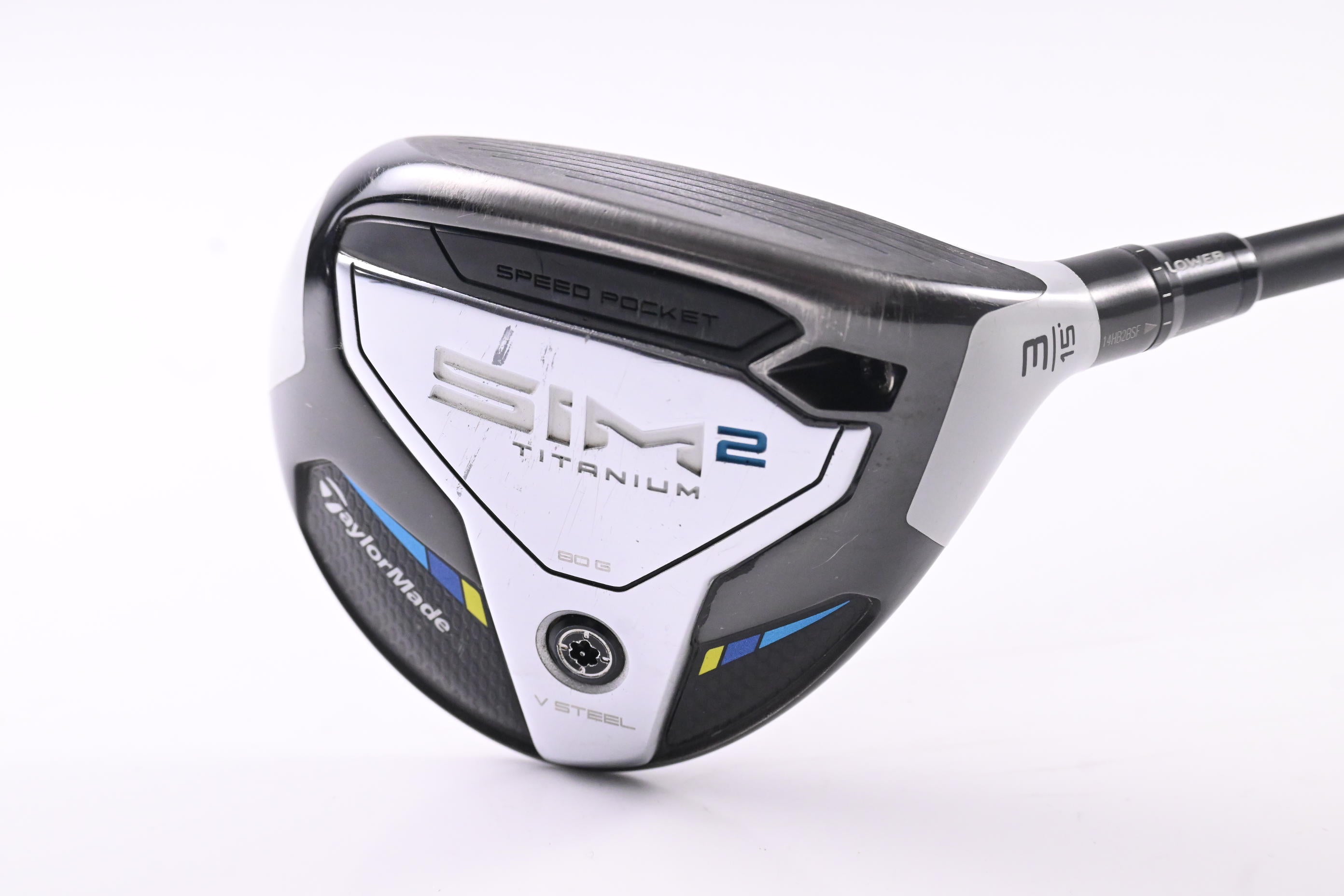 Taylormade SIM2 Ti #3 Wood / 15 Degree / Stiff Flex Ventus Blue 6 Shaft