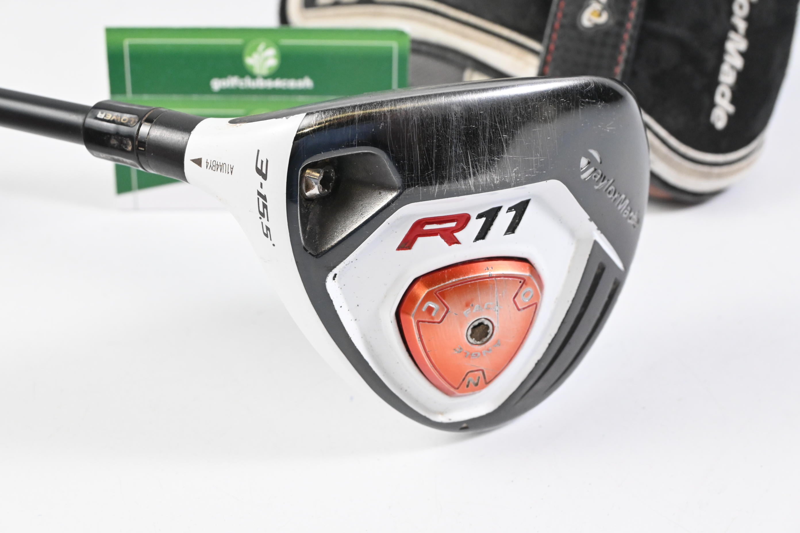 Left Hand Taylormade R11 #3 Wood / 15.5 Degree / Senior Flex Fujikura Blur 70