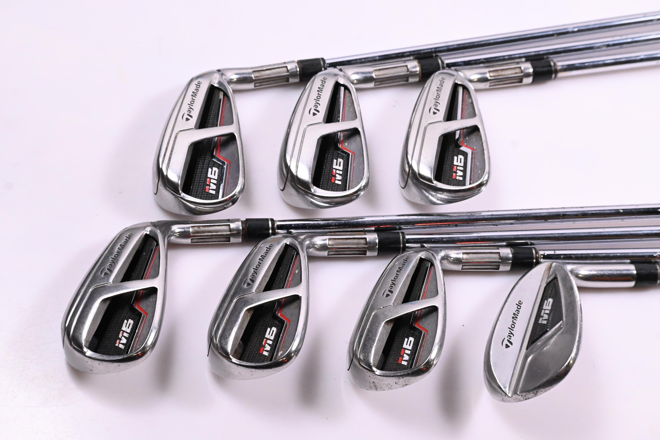 Taylormade M6 Irons / 5-PW+SW / Regular Flex KBS MAX 85 Shafts