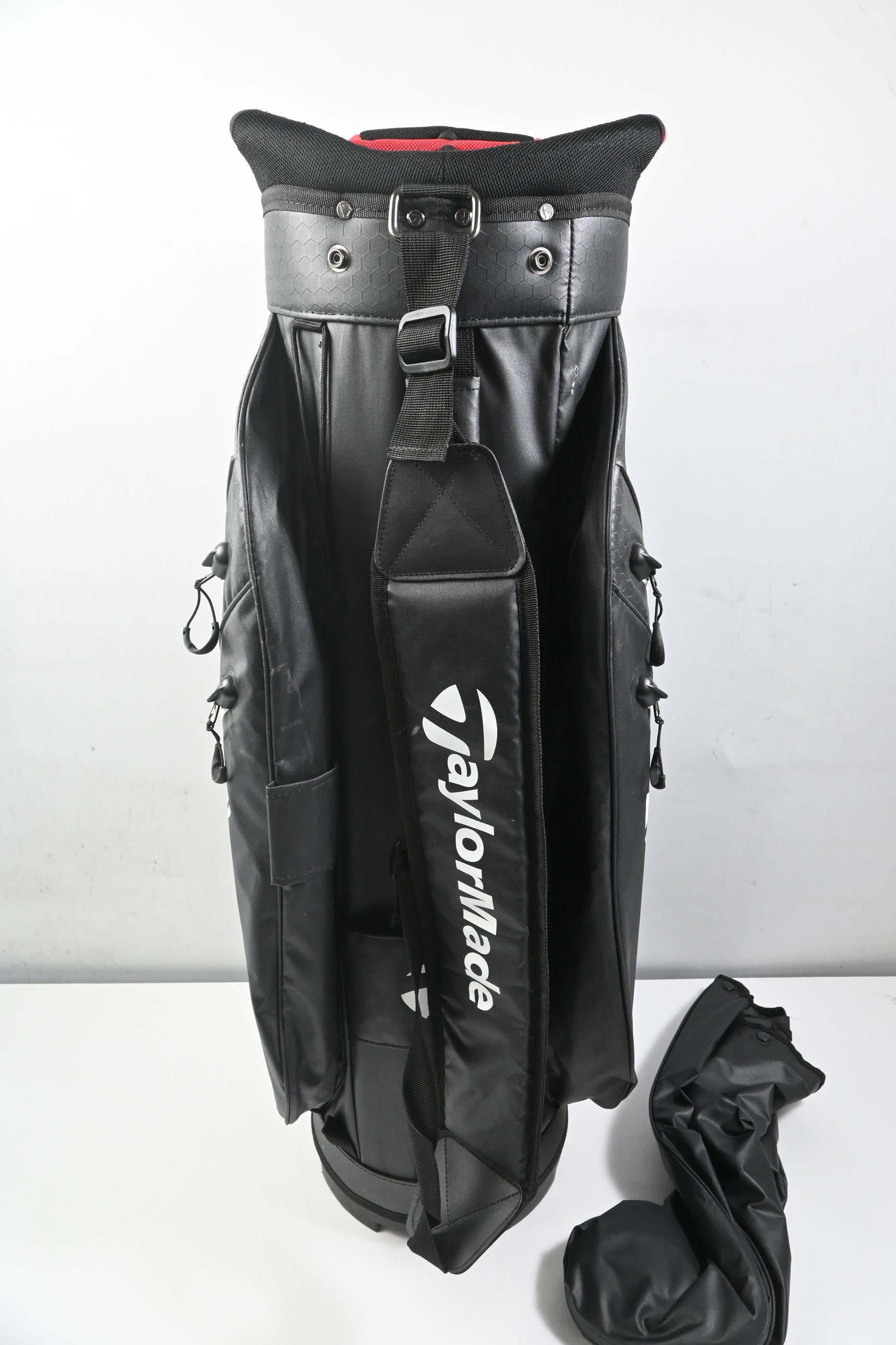 Taylormade Strom Dry Cart Bag / 14-Way Divider / Black, White, Red