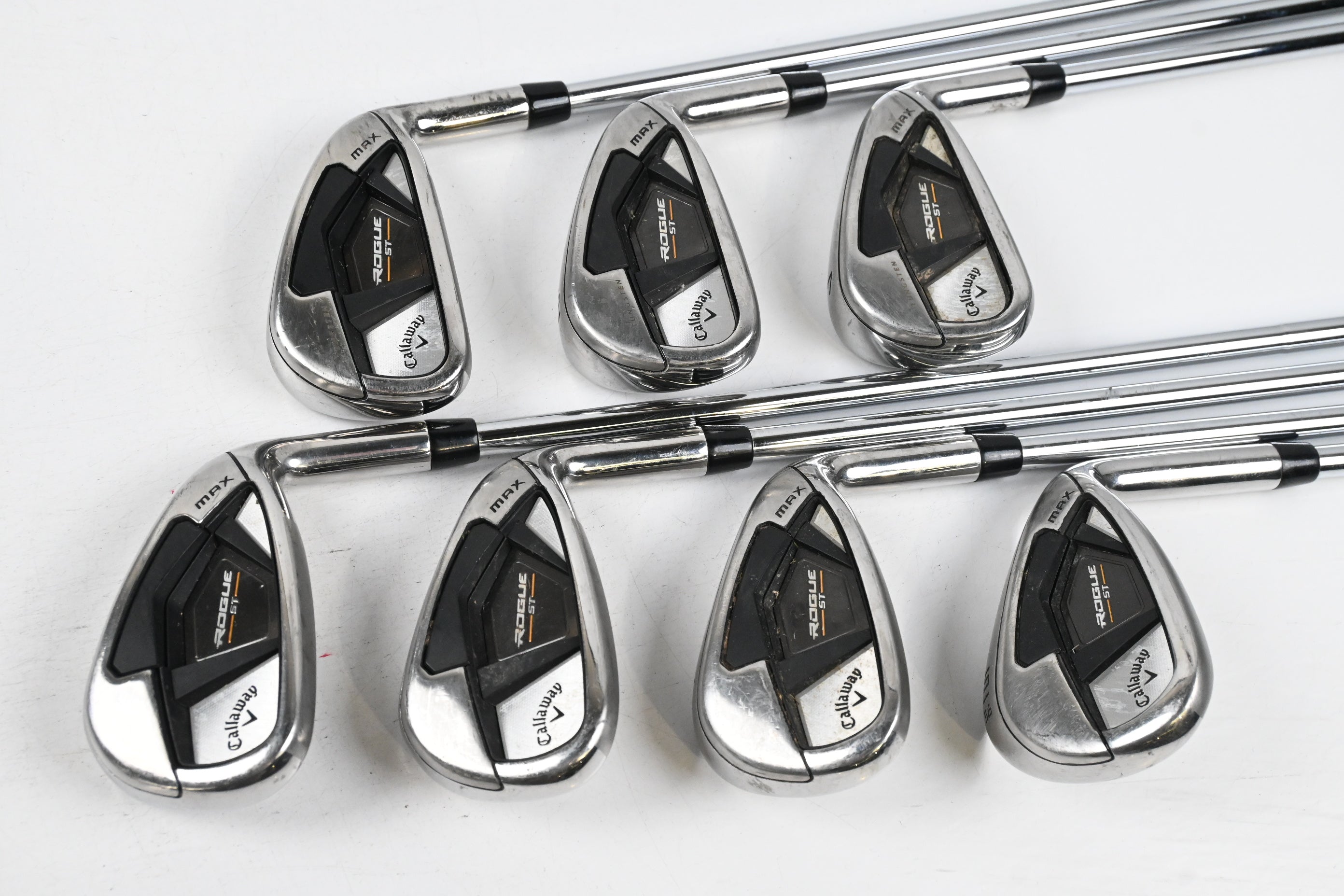Callaway Rogue ST Max Irons / 5-PW+SW / Regular Flex Elevate MPH 95 Shafts