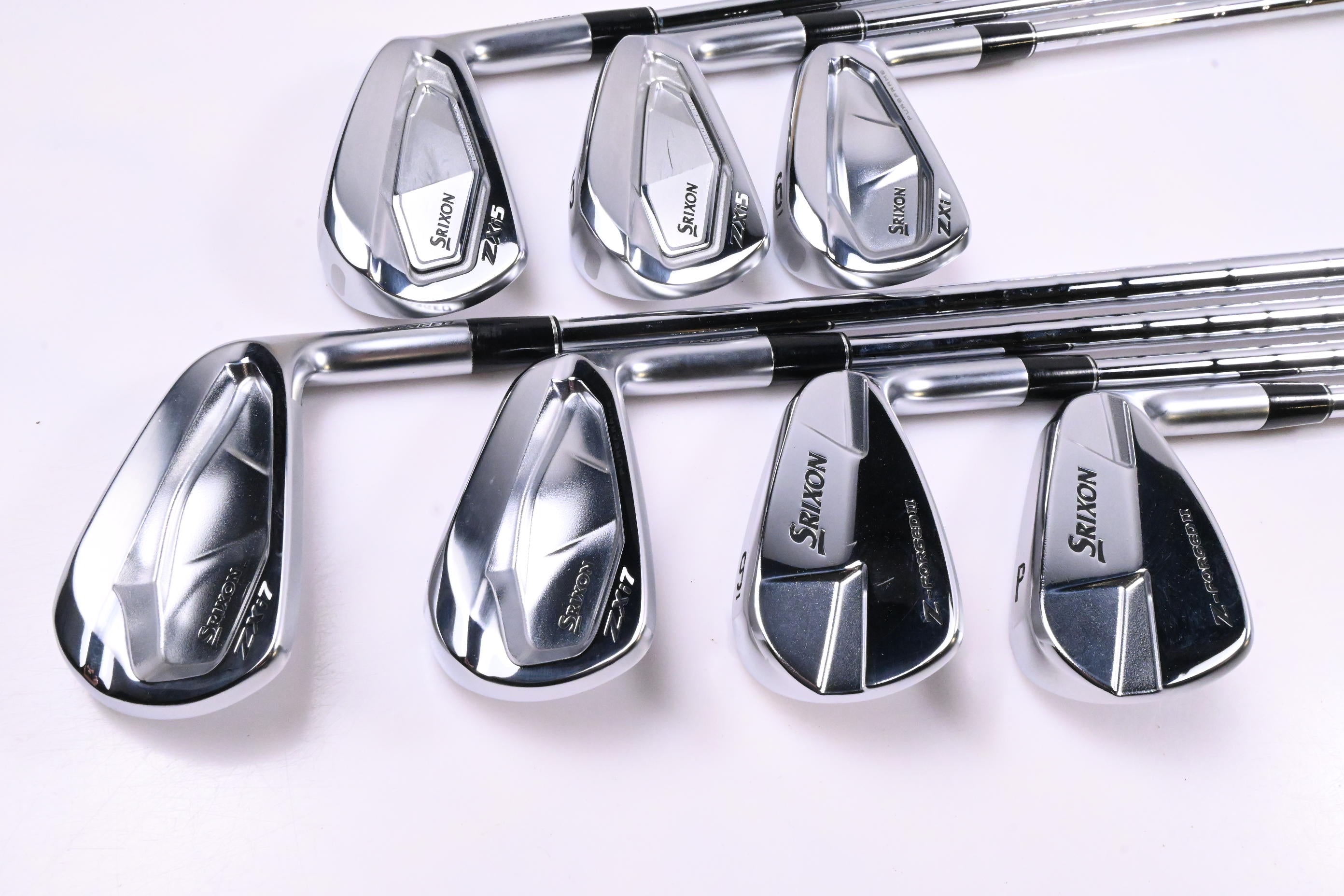 Srixon ZXi5/ZXi7/Z-Forged II Irons / 4-PW / X-Flex N.S.Pro Modus³ Tour 130