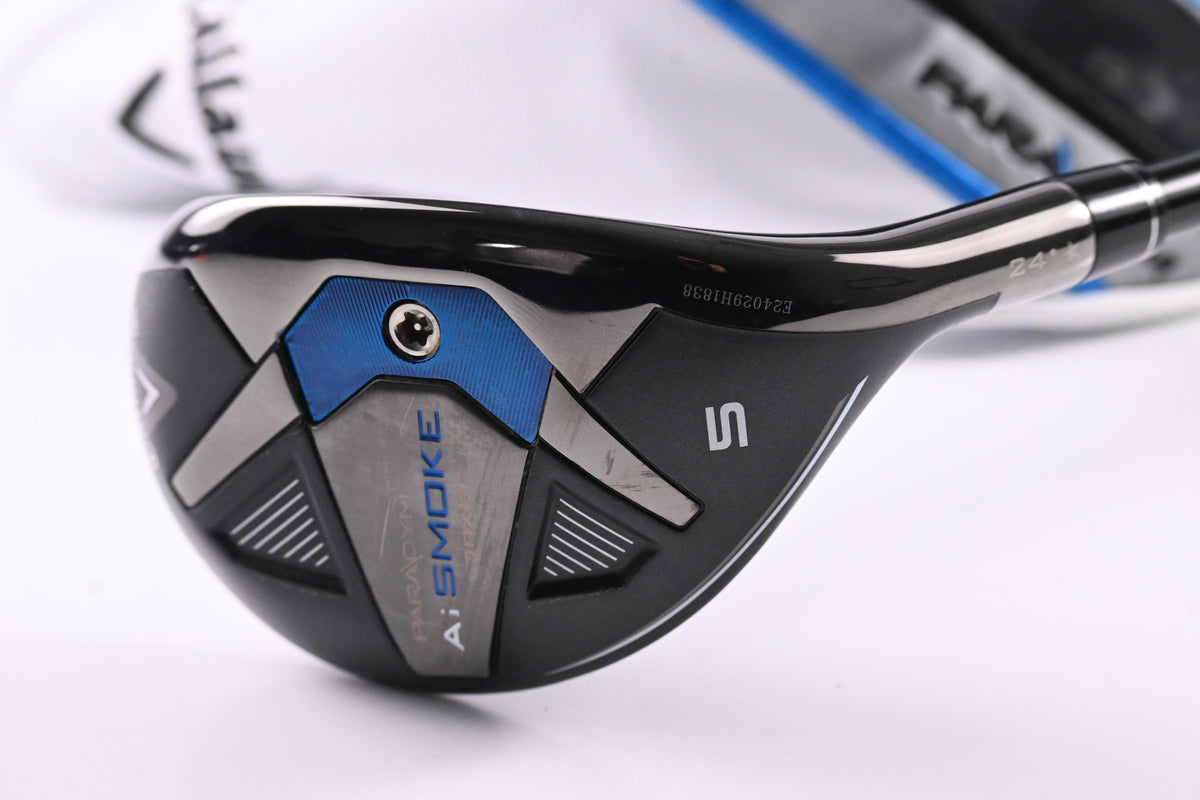 Callaway Paradym Ai Smoke Max Fast #5 Hybrid / 24 Degree / Senior Flex Tensei